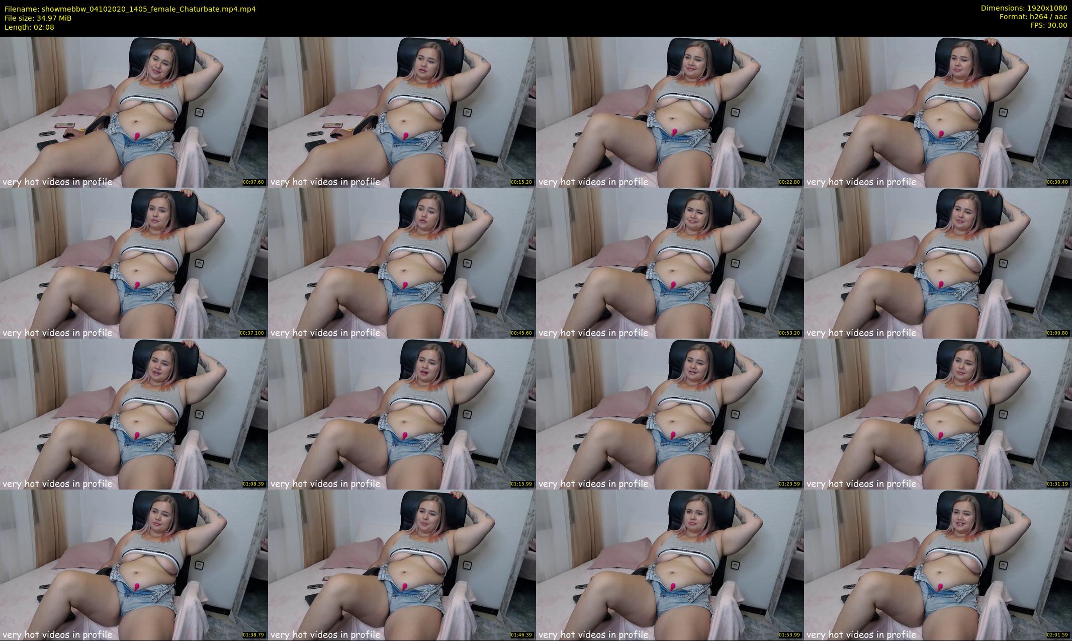showmebbw — 3 minute Chaturbate female cam show recording, 1080p, Oct 4, 2020