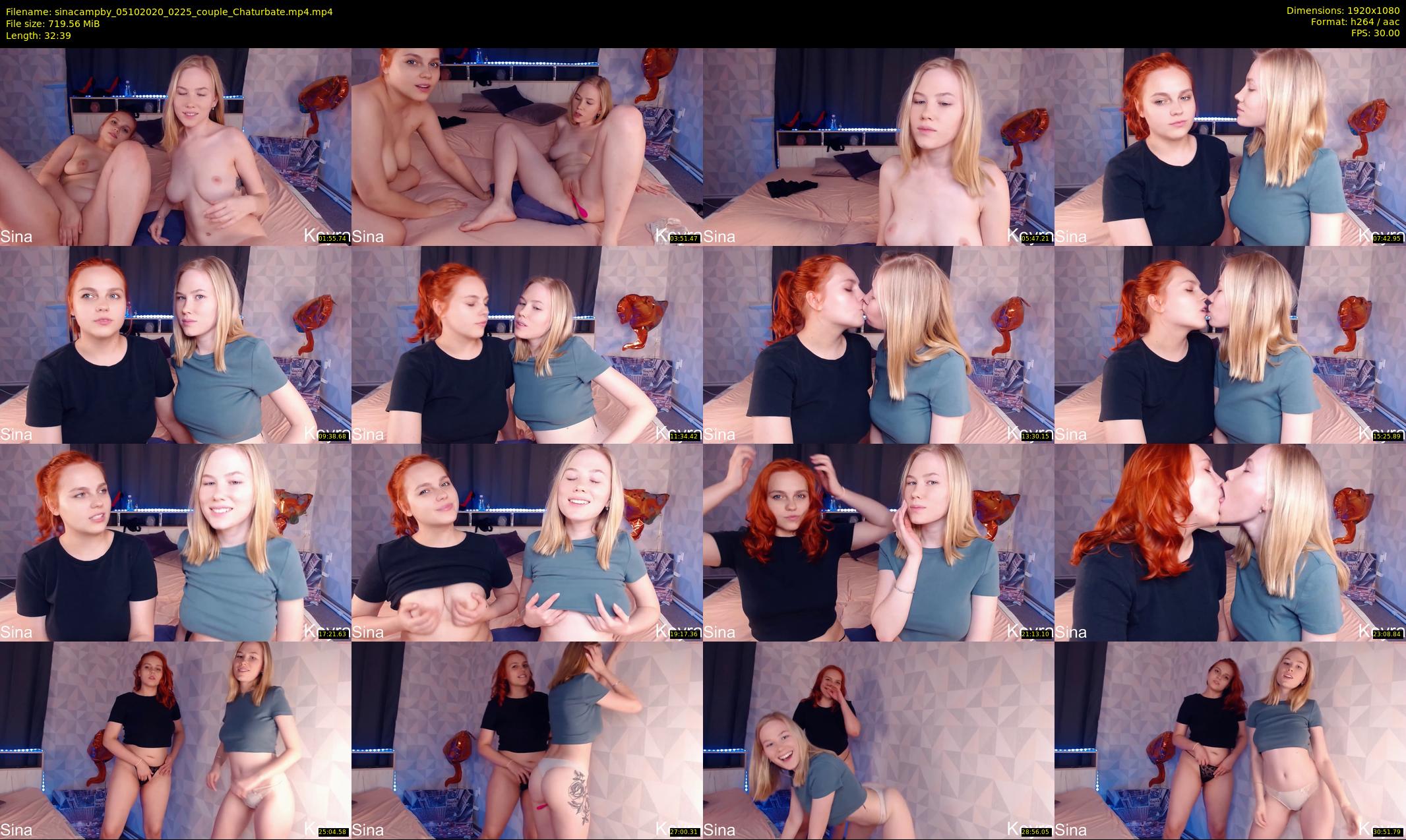 sinacampby — 33 minute Chaturbate couple cam show recording, 1080p, Oct 5, 2020