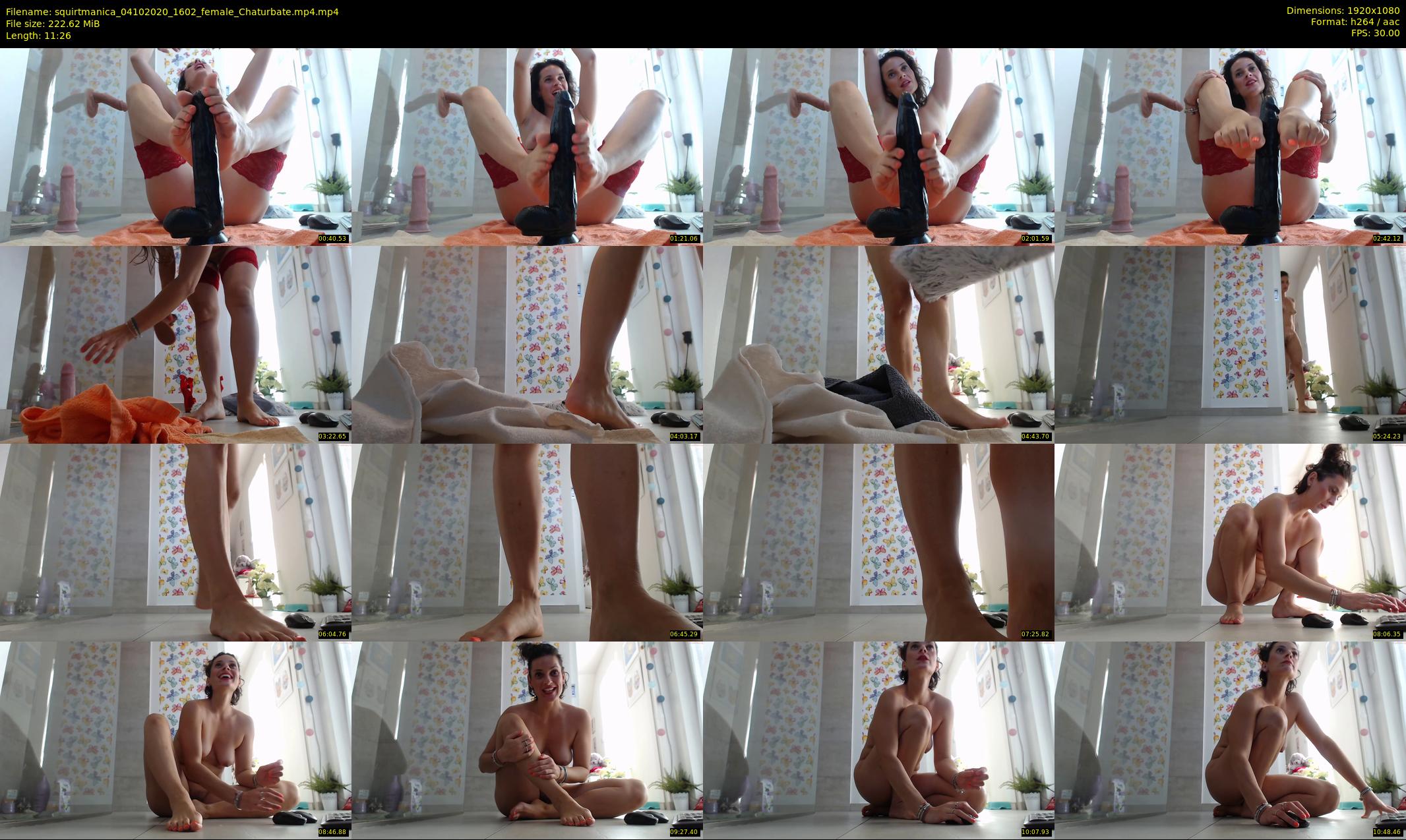 squirtmanica — 12 minute Chaturbate female cam show recording, 1080p, Oct 4, 2020
