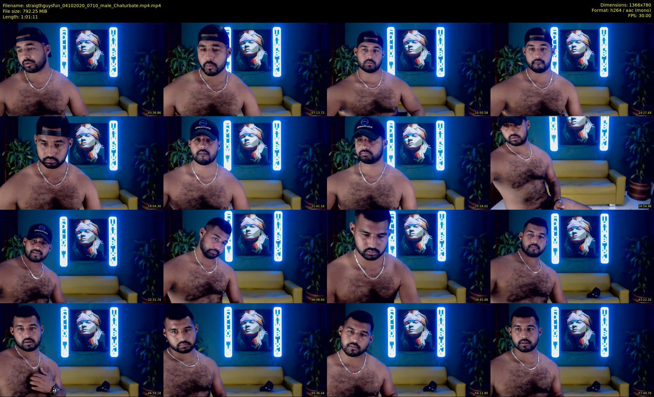 straigthguysfun — 62 minute Chaturbate male cam show recording, 720p, Oct 4, 2020