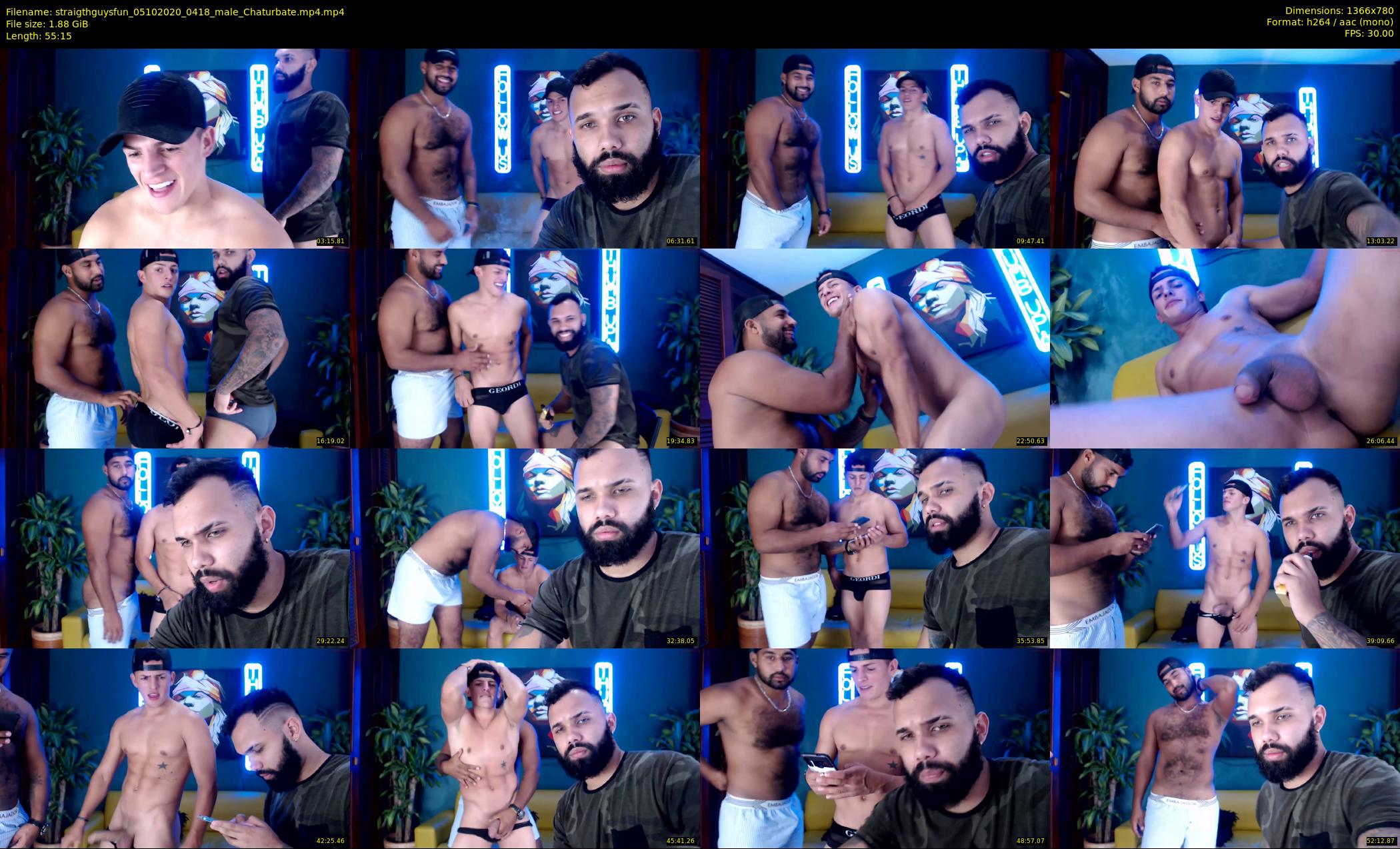 straigthguysfun — 56 minute Chaturbate male cam show recording, 720p, Oct 5, 2020