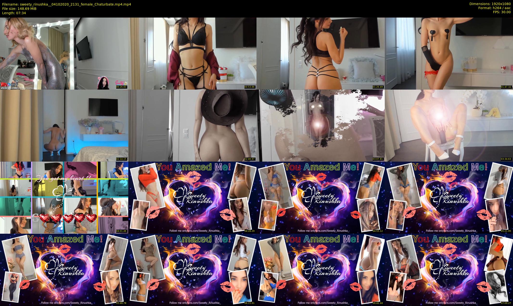 sweety_rinushka_ — 8 minute Chaturbate female cam show recording, 1080p, Oct 4, 2020