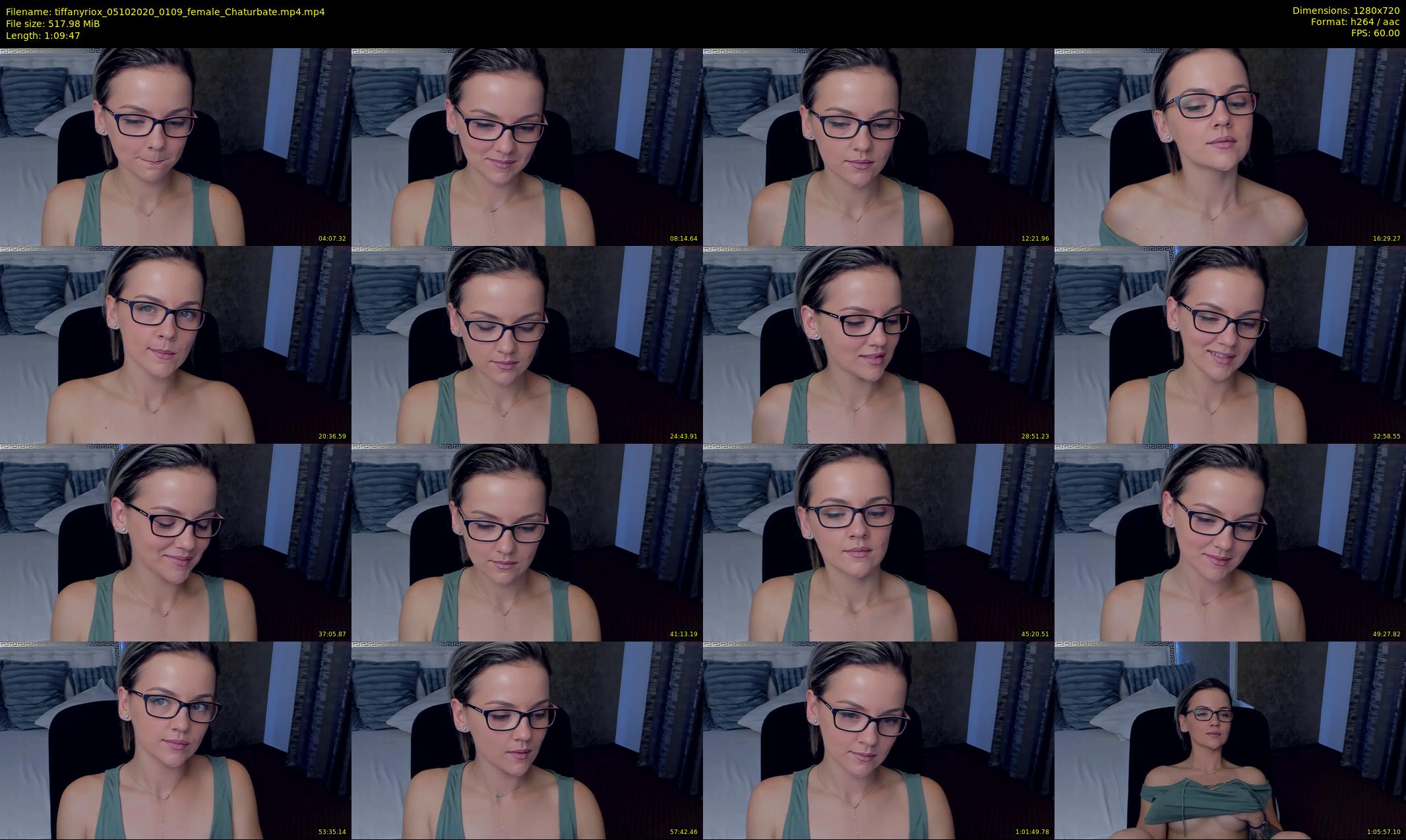 tiffanyriox — 70 minute Chaturbate female cam show recording, 720p, Oct 5, 2020