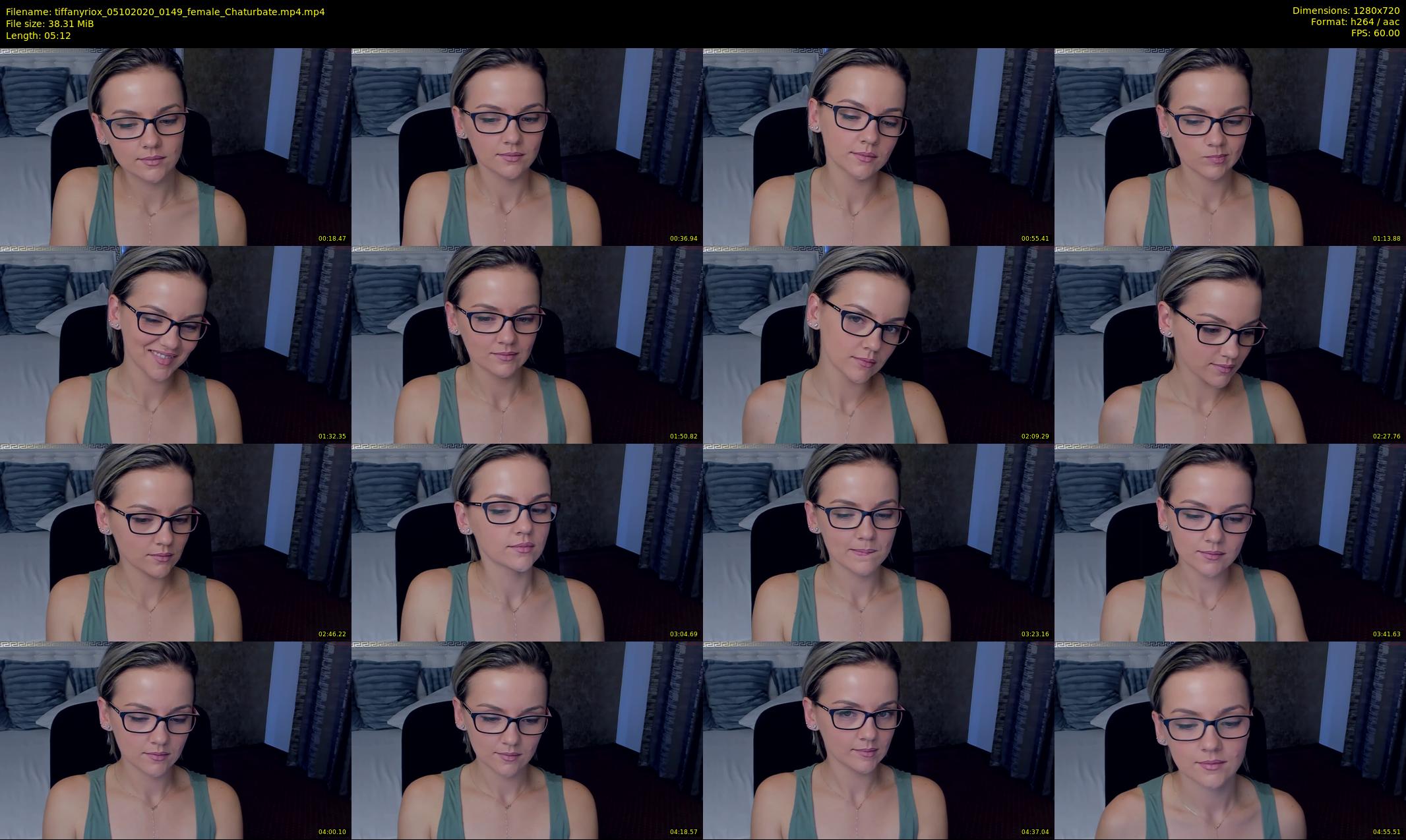 tiffanyriox — 6 minute Chaturbate female cam show recording, 720p, Oct 5, 2020