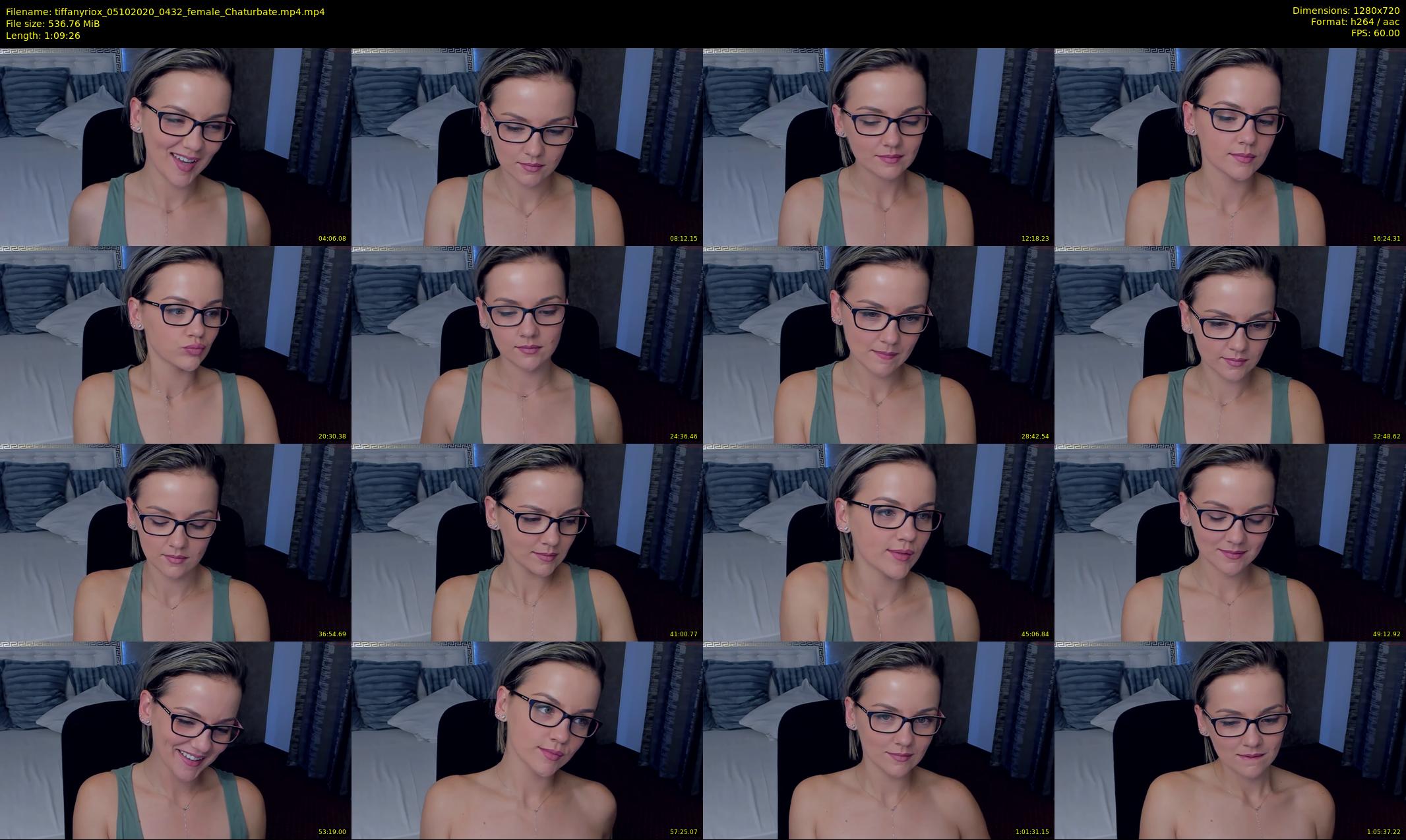 tiffanyriox — 70 minute Chaturbate female cam show recording, 720p, Oct 5, 2020