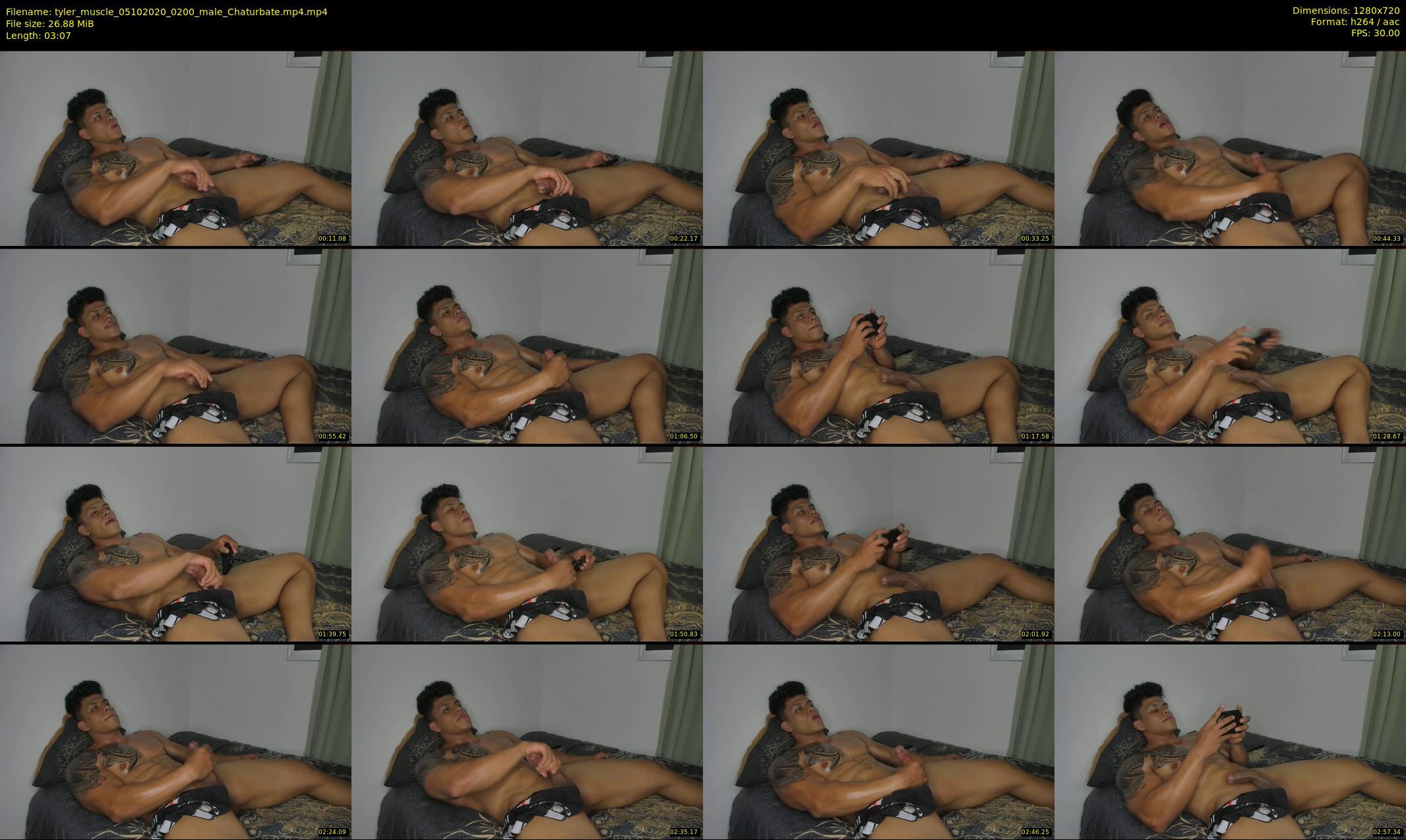 tyler_muscle — 4 minute Chaturbate male cam show recording, 720p, Oct 5, 2020