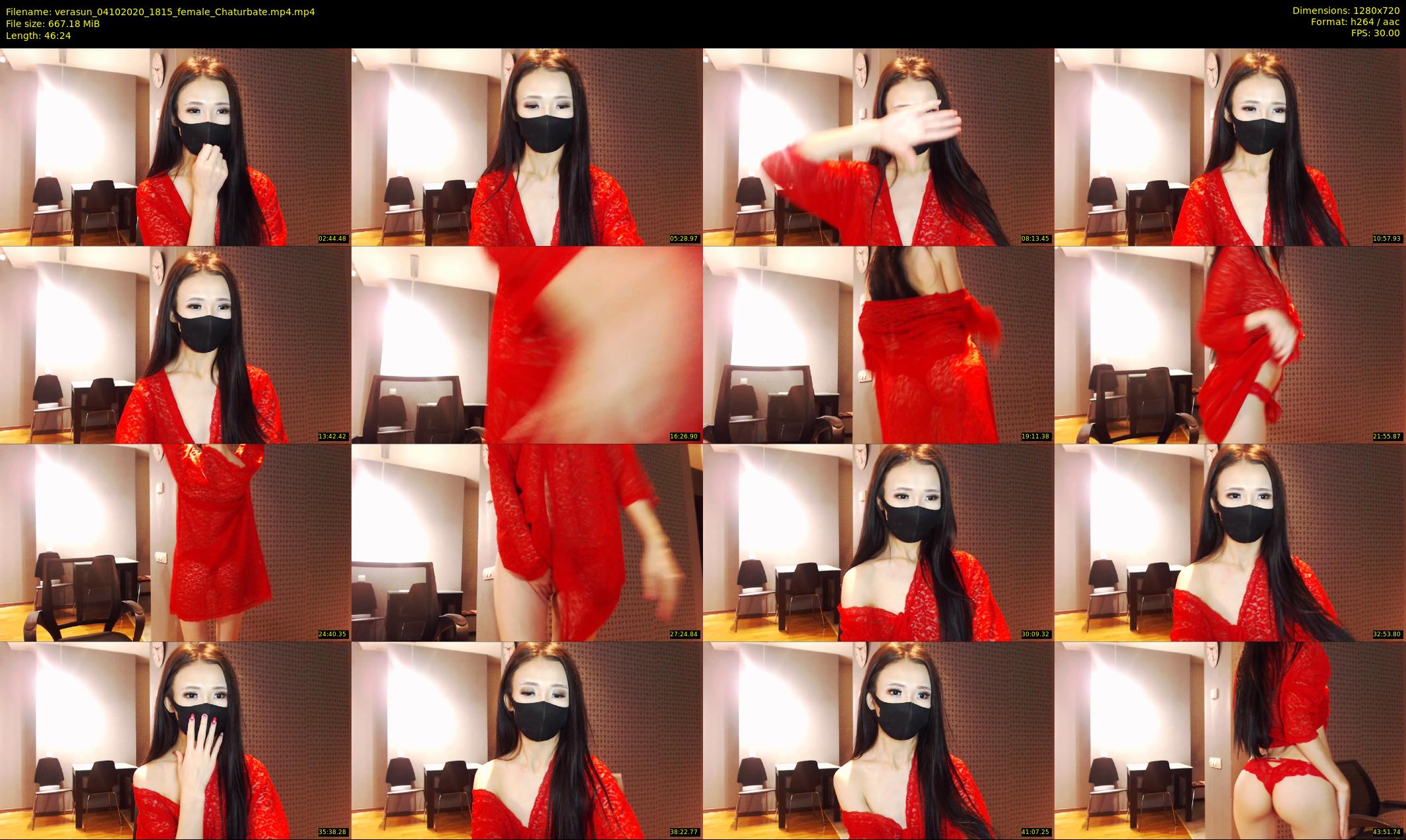 verasun — 47 minute Chaturbate female cam show recording, 720p, Oct 4, 2020
