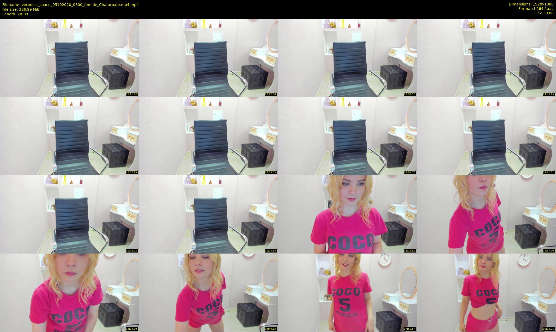 veronica_space — 21 minute Chaturbate female cam show recording, 1080p, Oct 5, 2020