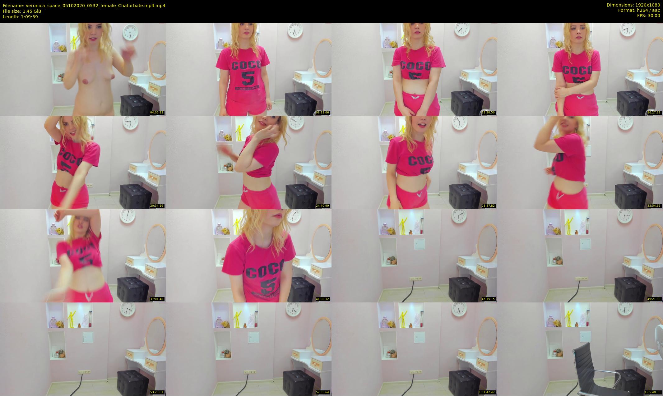 veronica_space — 70 minute Chaturbate female cam show recording, 1080p, Oct 5, 2020