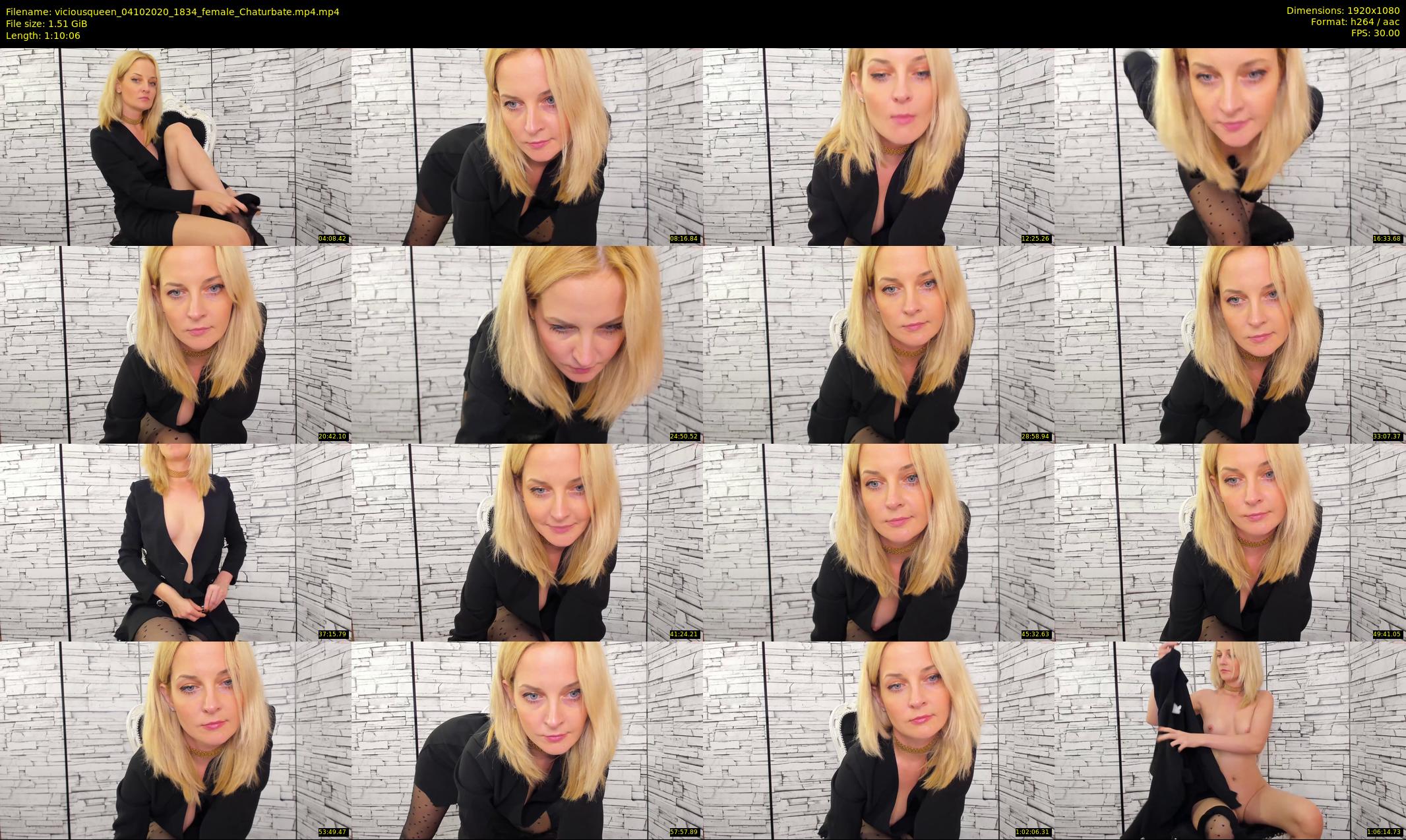 viciousqueen — 71 minute Chaturbate female cam show recording, 1080p, Oct 4, 2020
