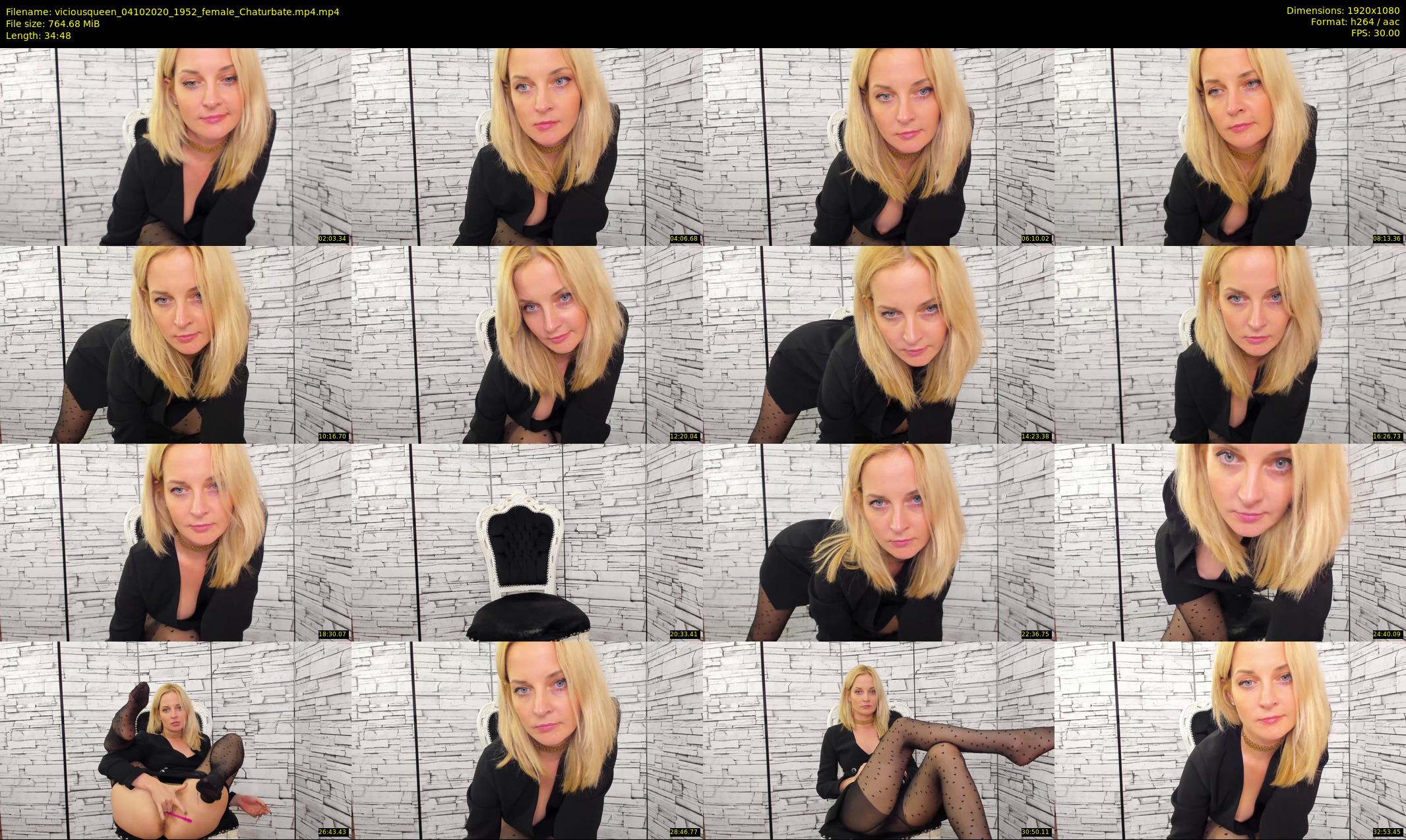 viciousqueen — 35 minute Chaturbate female cam show recording, 1080p, Oct 4, 2020