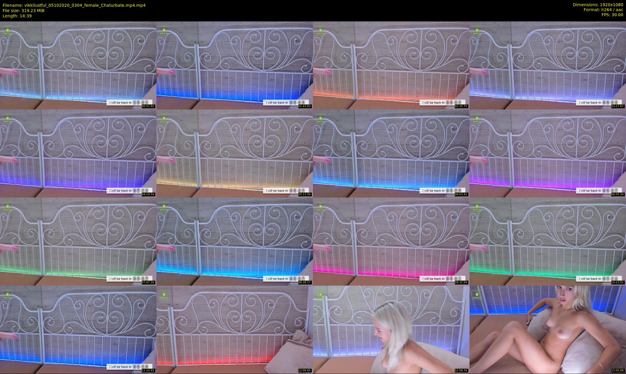 vikkilustful — 15 minute Chaturbate female cam show recording, 1080p, Oct 5, 2020