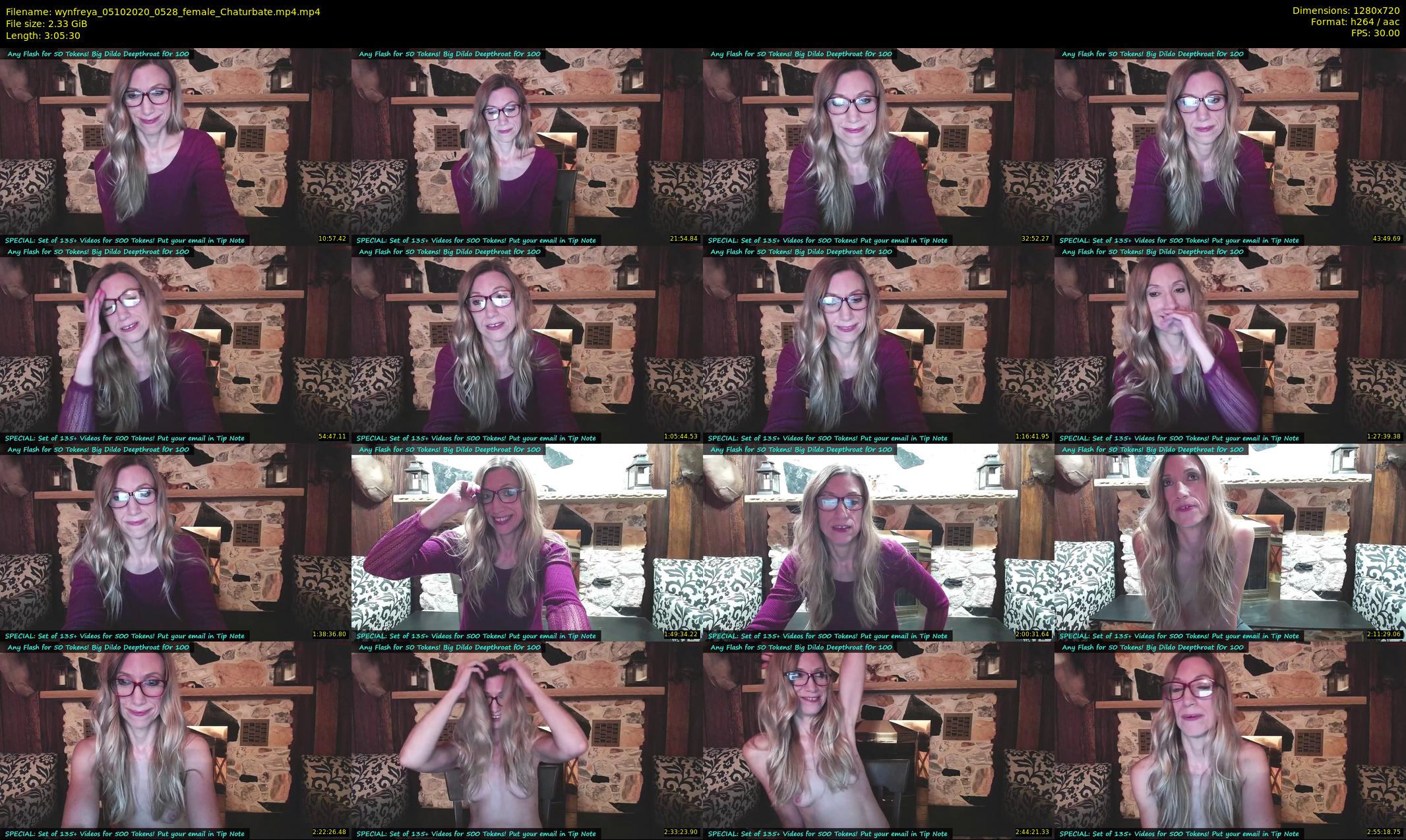wynfreya — 186 minute Chaturbate female cam show recording, 720p, Oct 5, 2020