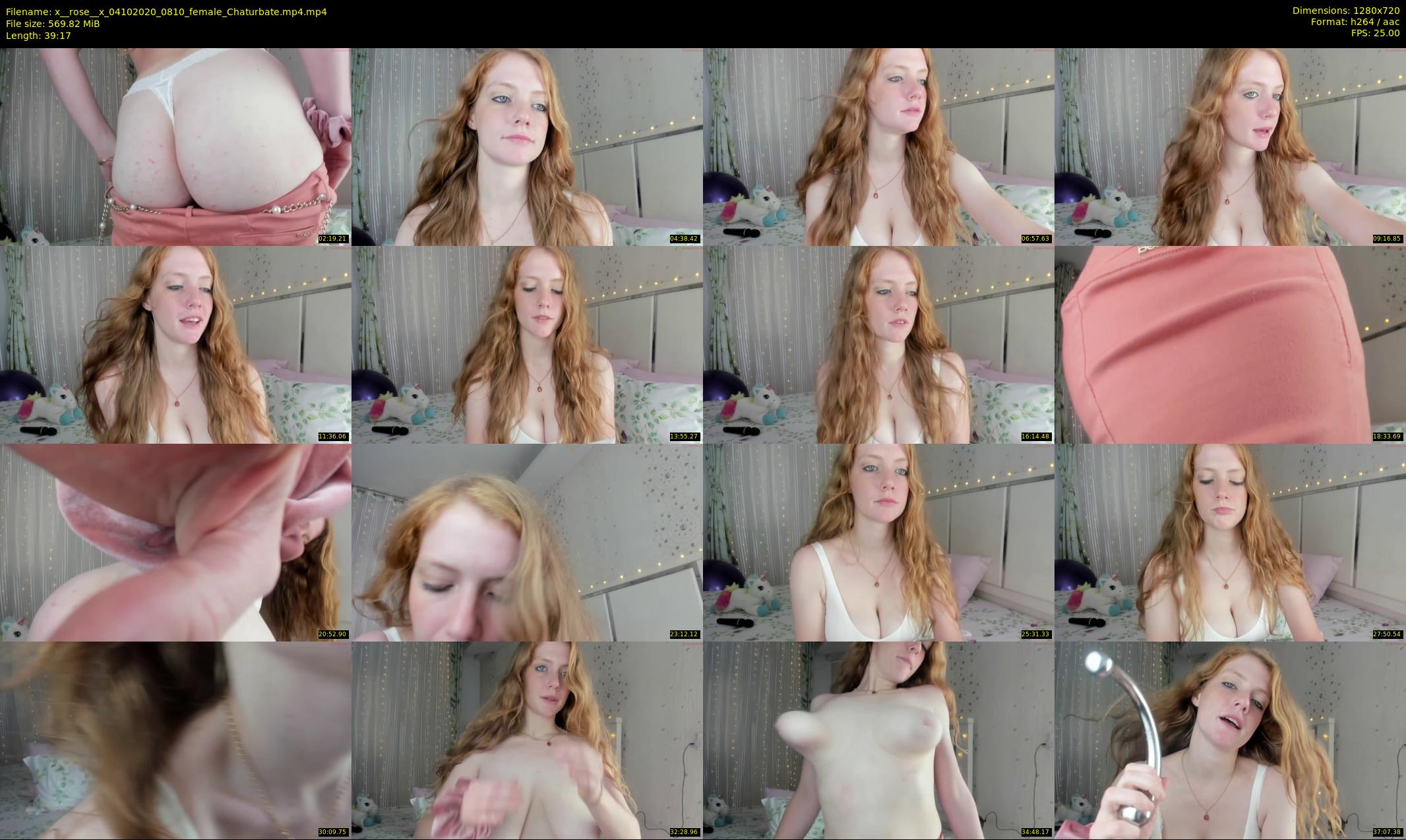 x__rose__x — 40 minute Chaturbate female cam show recording, 720p, Oct 4, 2020