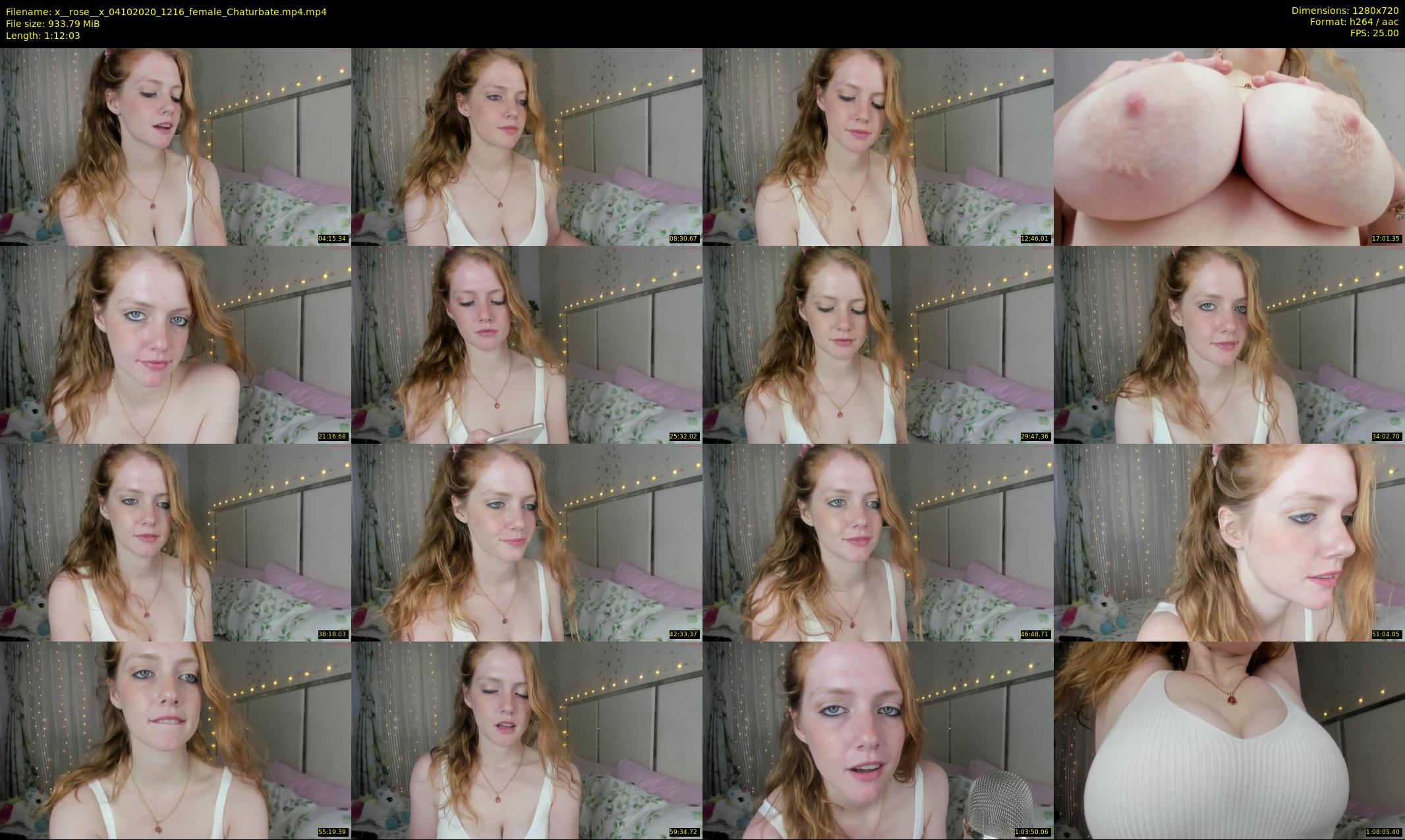 x__rose__x — 73 minute Chaturbate female cam show recording, 720p, Oct 4, 2020