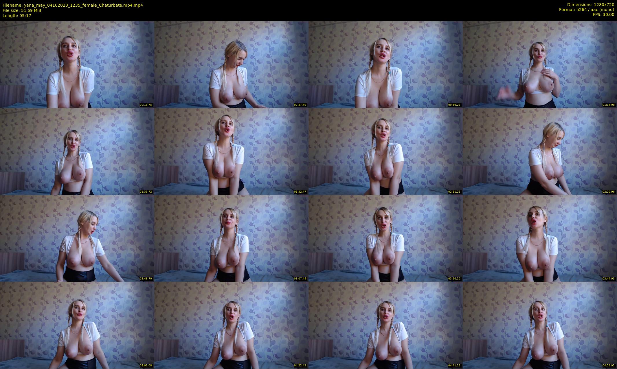 yana_may — 6 minute Chaturbate female cam show recording, 720p, Oct 4, 2020