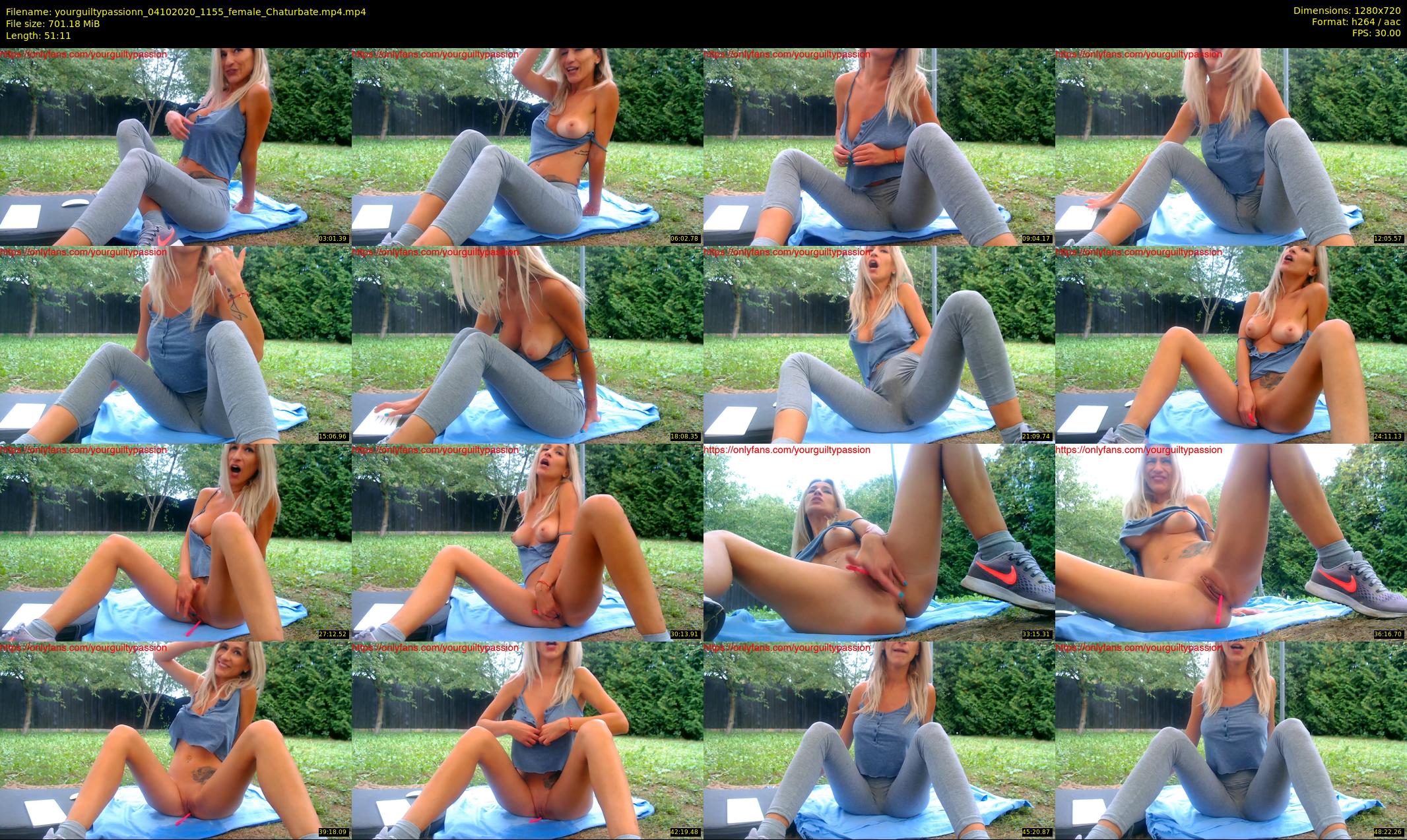 yourguiltypassionn — 52 minute Chaturbate female cam show recording, 720p, Oct 4, 2020