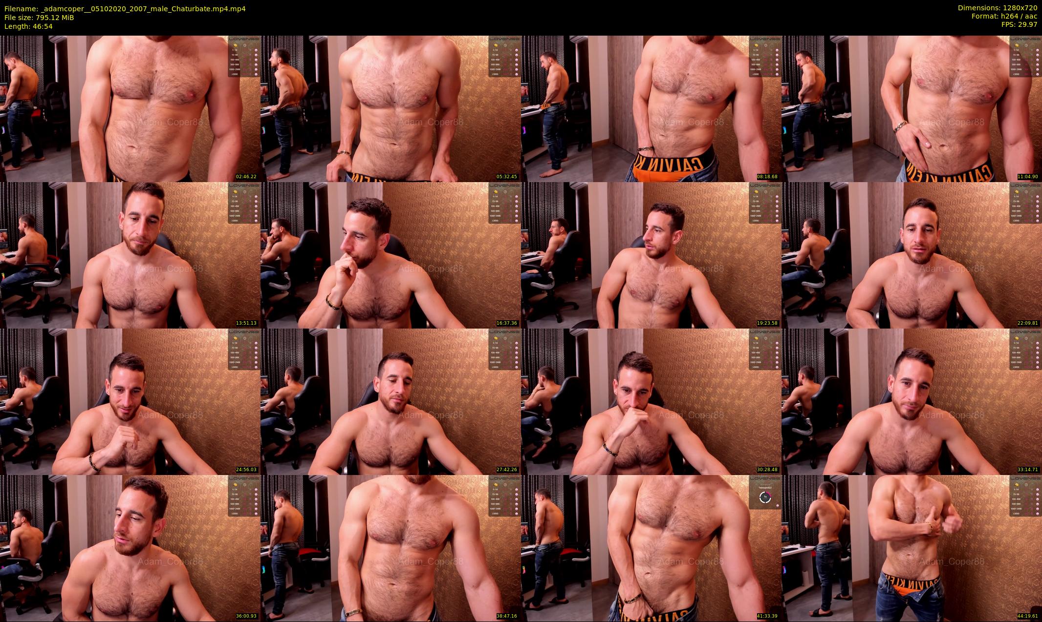 _adamcoper_ — 47 minute Chaturbate male cam show recording, 720p, Oct 5, 2020