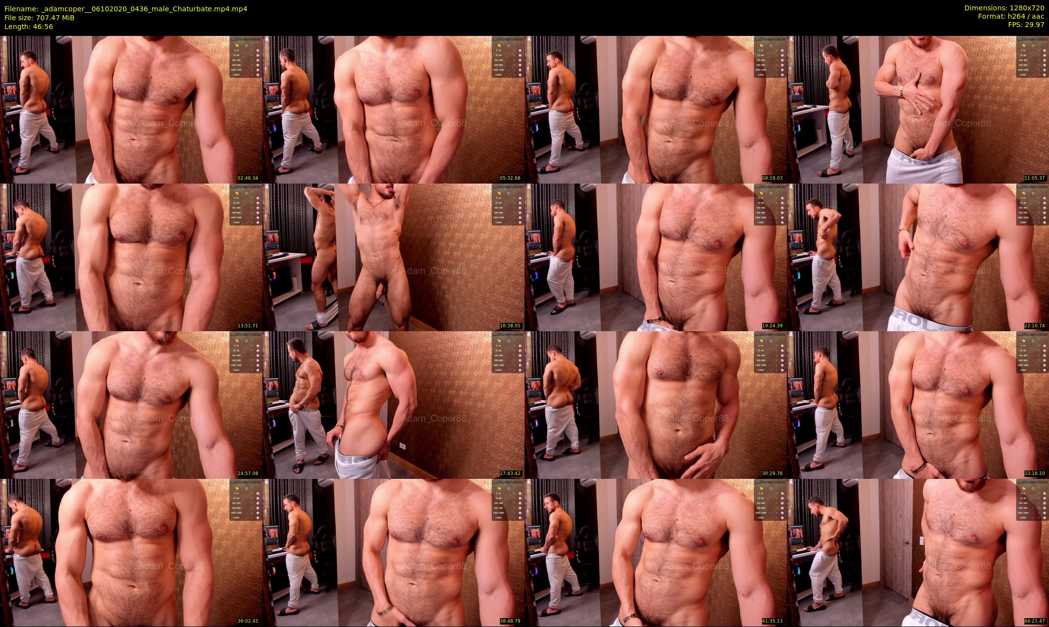 _adamcoper_ — 47 minute Chaturbate male cam show recording, 720p, Oct 6, 2020