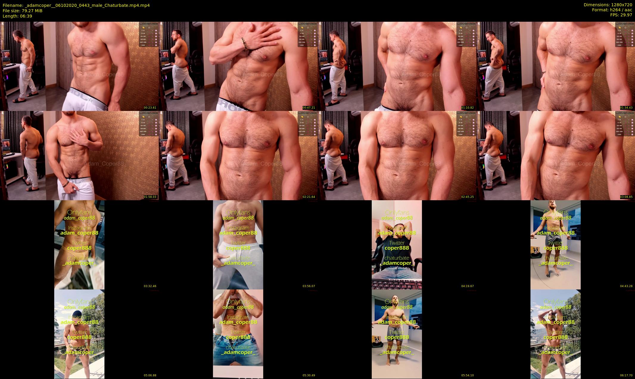 _adamcoper_ — 7 minute Chaturbate male cam show recording, 720p, Oct 6, 2020