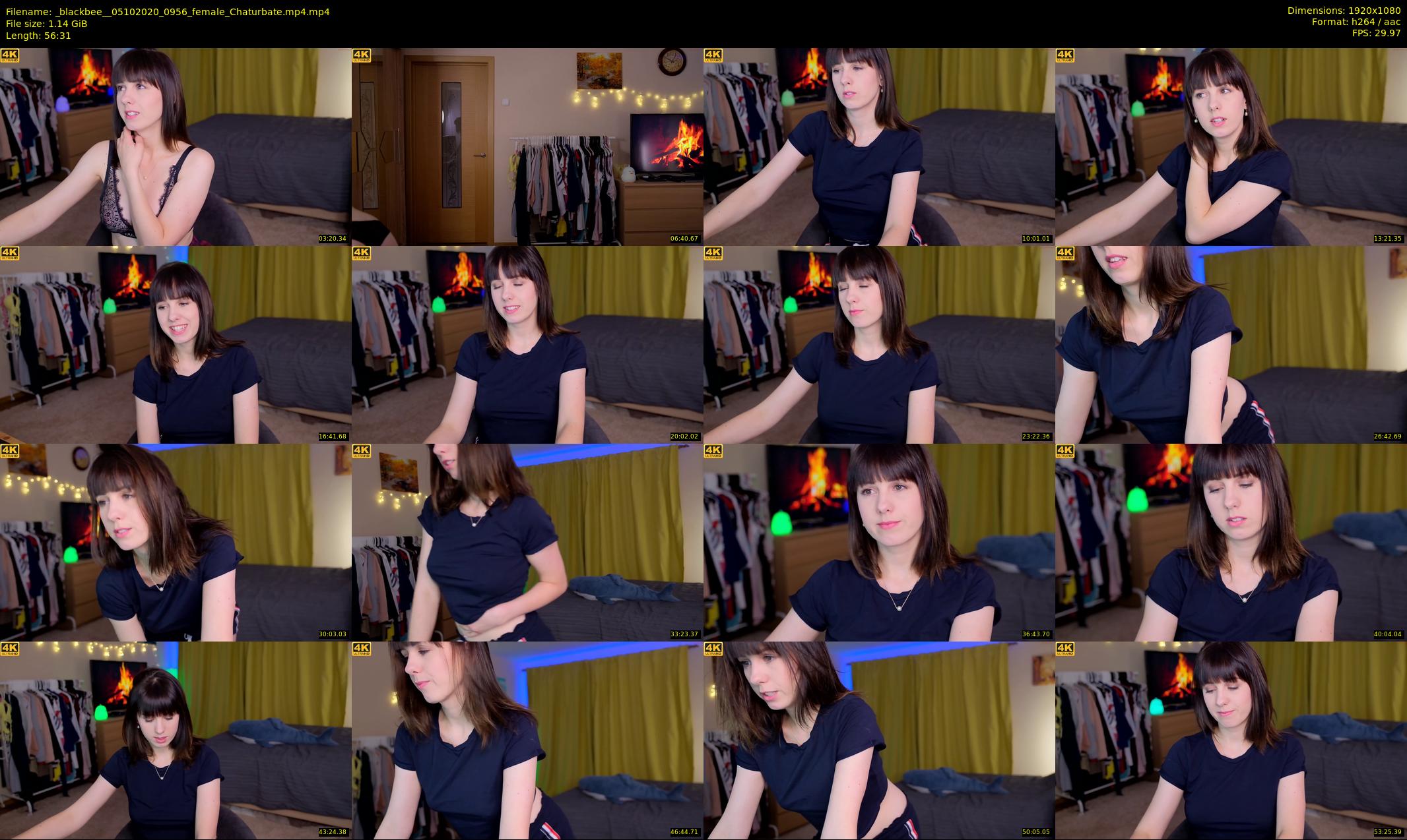 _blackbee_ — 57 minute Chaturbate female cam show recording, 1080p, Oct 5, 2020