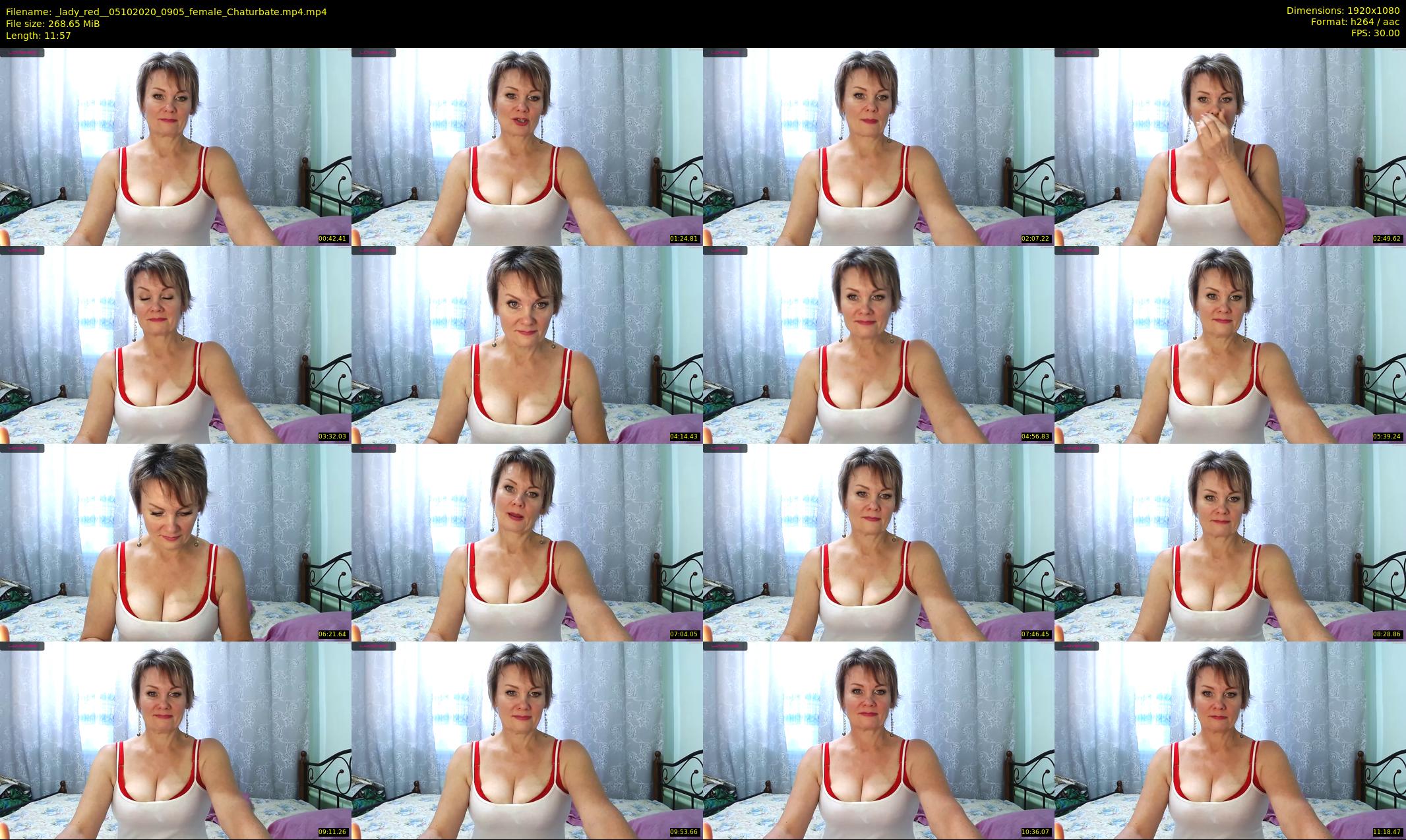 _lady_red_ — 12 minute Chaturbate female cam show recording, 1080p, Oct 5, 2020