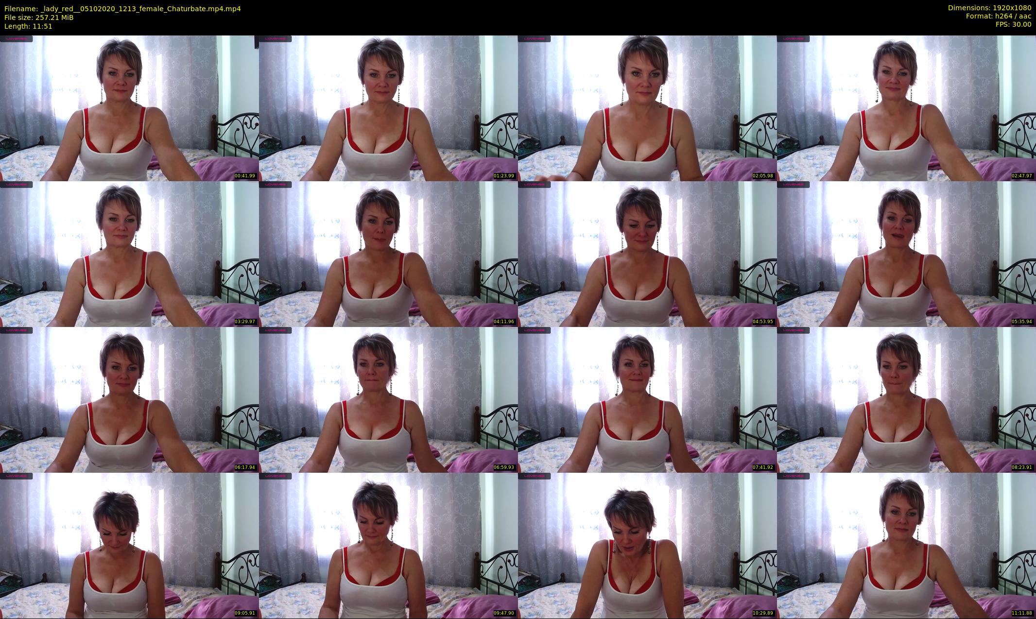 _lady_red_ — 12 minute Chaturbate female cam show recording, 1080p, Oct 5, 2020