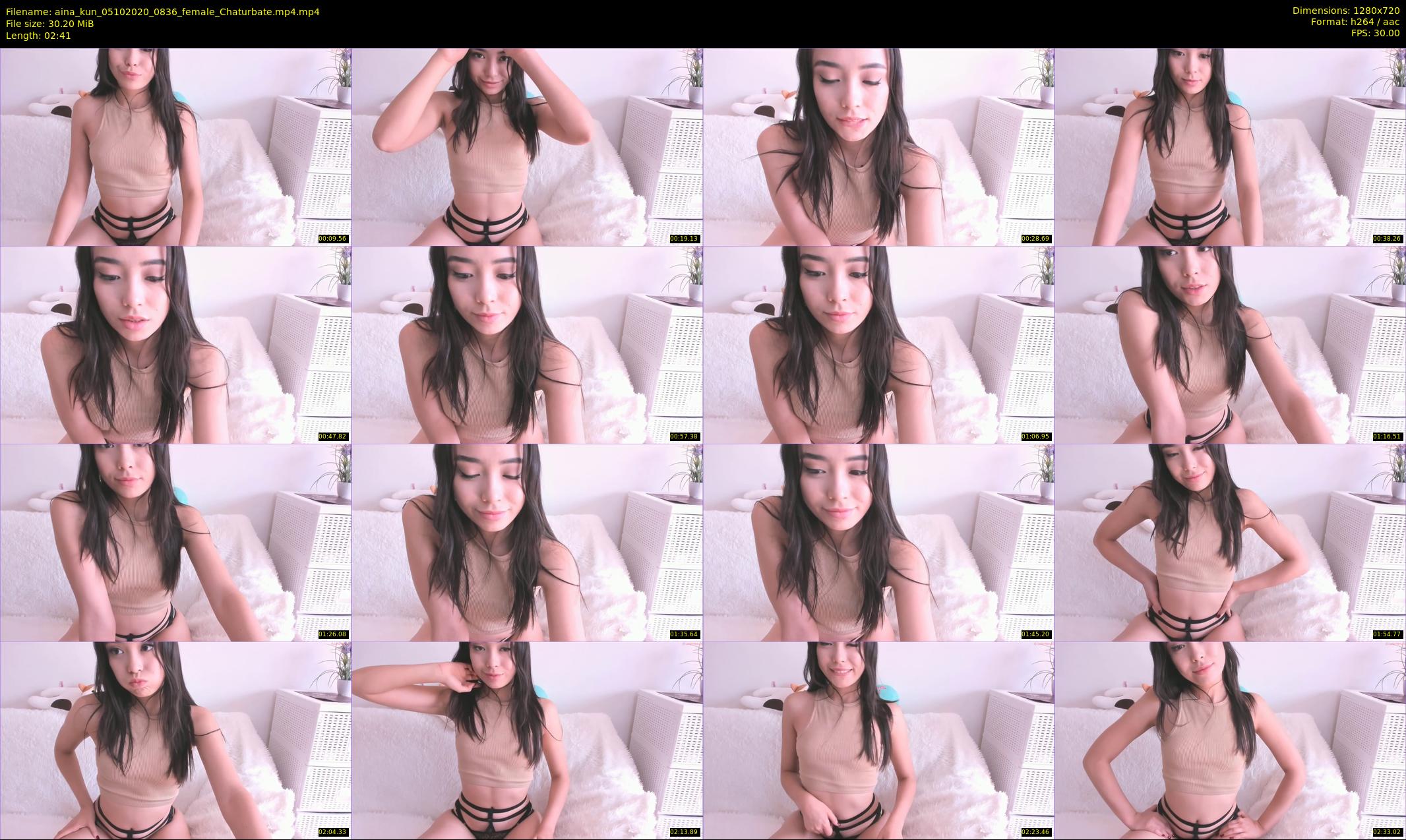 aina_kun — 3 minute Chaturbate female cam show recording, 720p, Oct 5, 2020