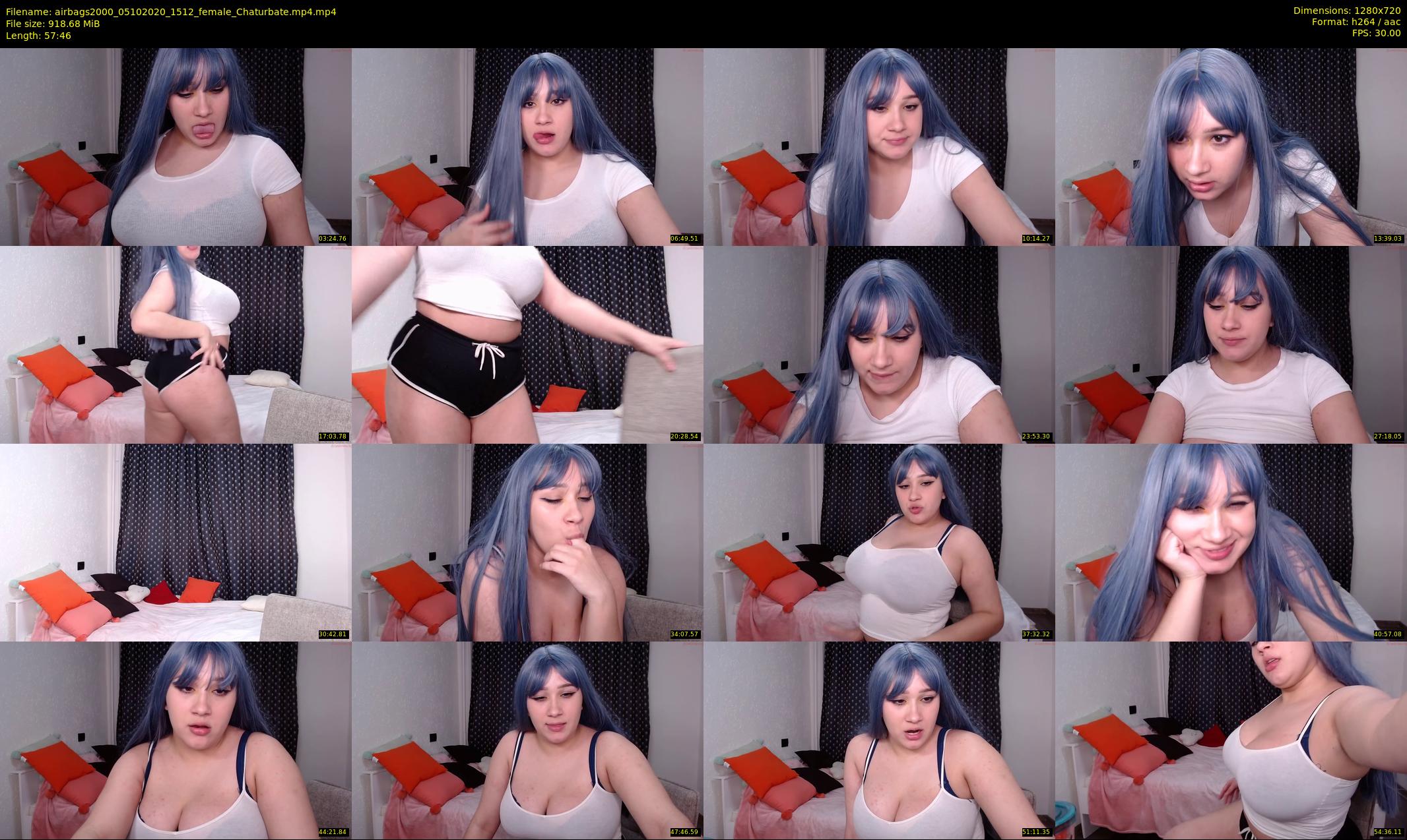 airbags2000 — 58 minute Chaturbate female cam show recording, 720p, Oct 5, 2020