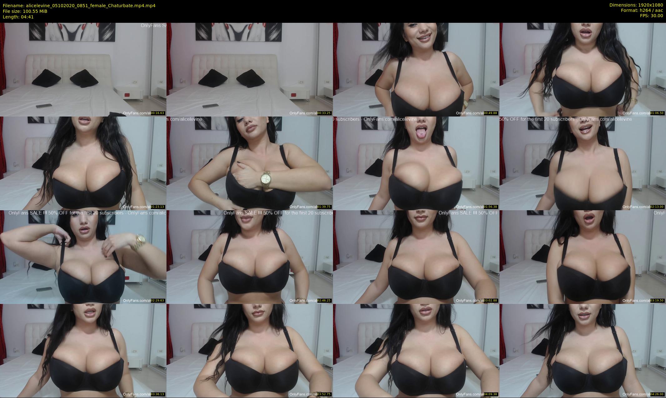 alicelevine — 5 minute Chaturbate female cam show recording, 1080p, Oct 5, 2020