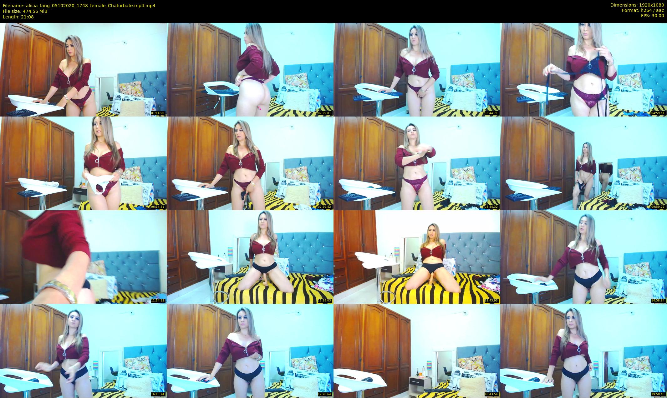 alicia_lang — 22 minute Chaturbate female cam show recording, 1080p, Oct 5, 2020