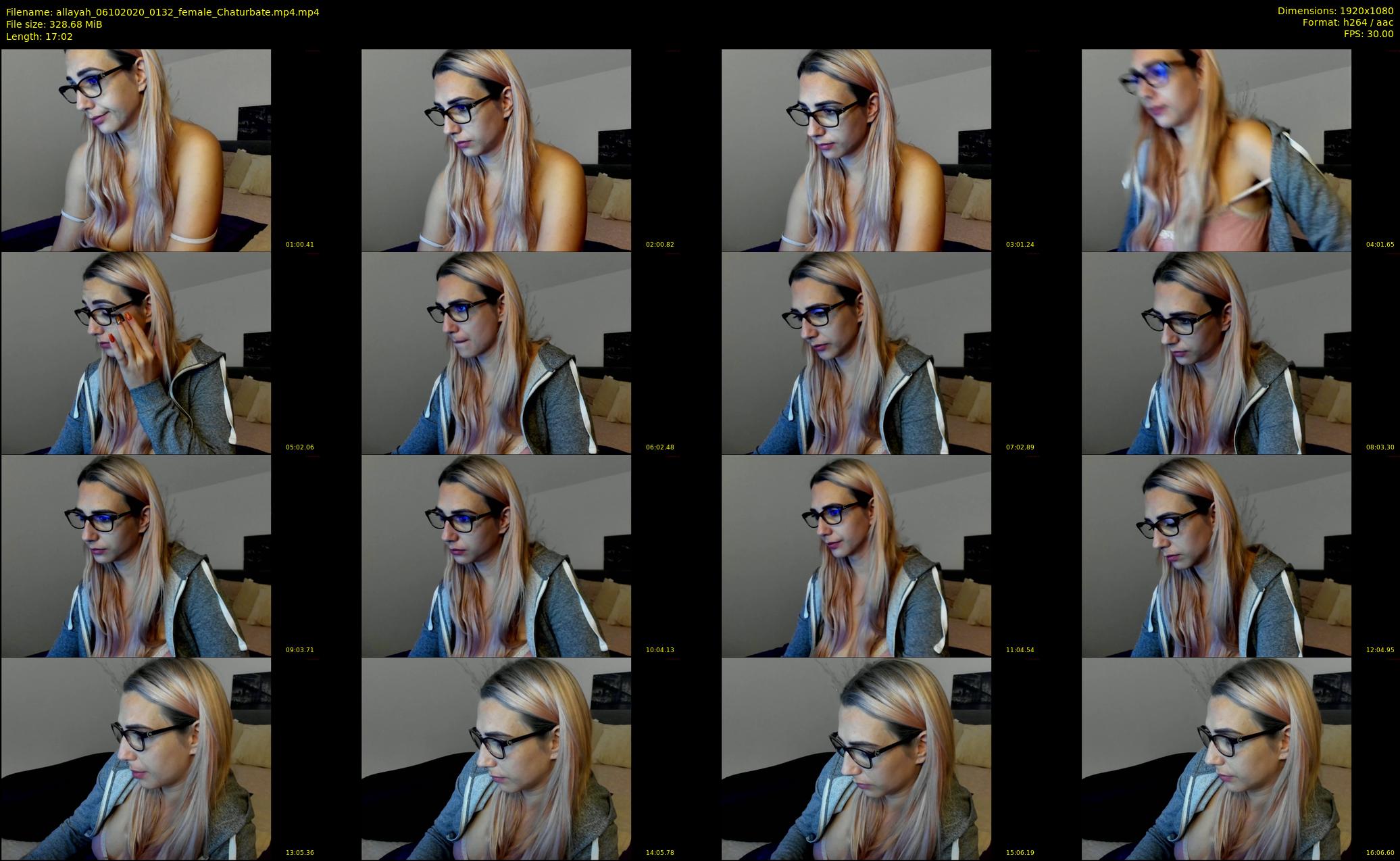 allayah — 18 minute Chaturbate female cam show recording, 1080p, Oct 6, 2020