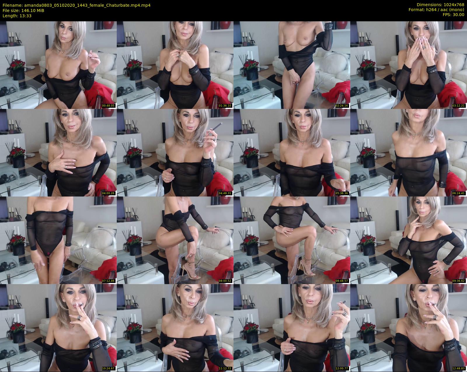 amanda0803 — 14 minute Chaturbate female cam show recording, 720p, Oct 5, 2020
