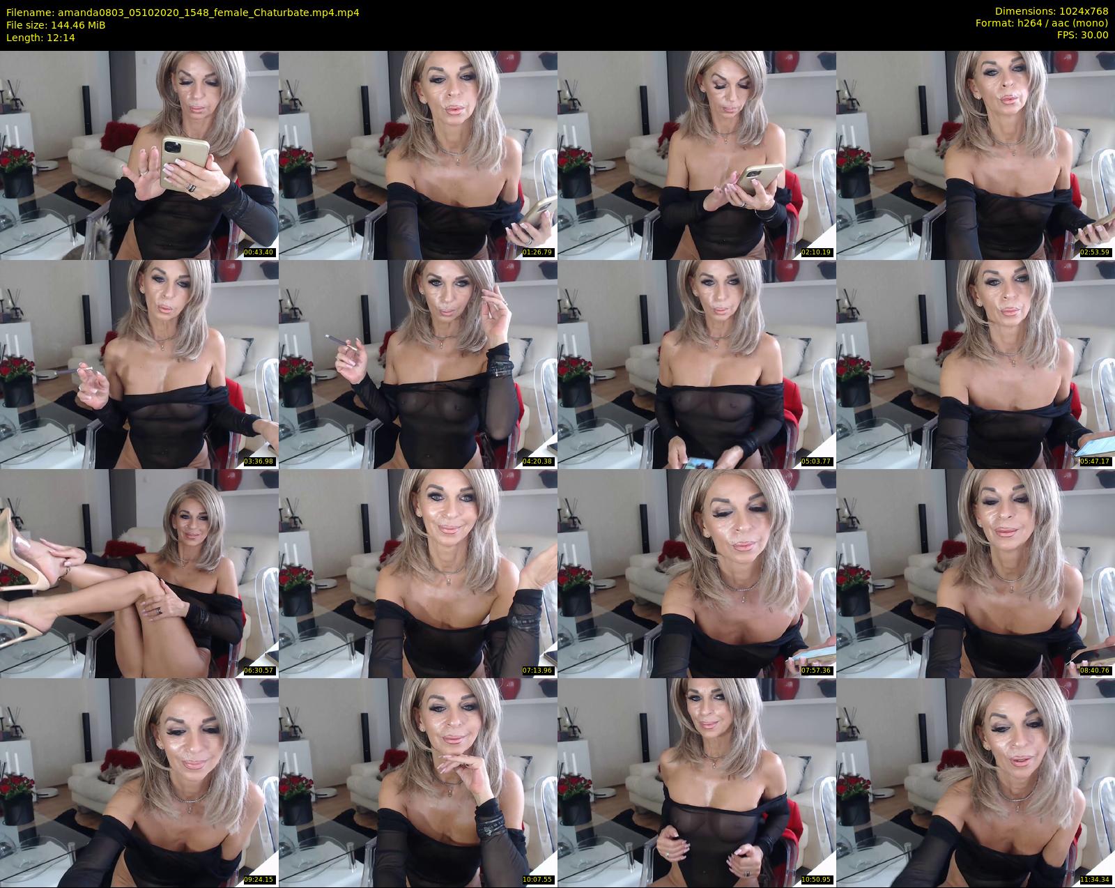 amanda0803 — 13 minute Chaturbate female cam show recording, 720p, Oct 5, 2020