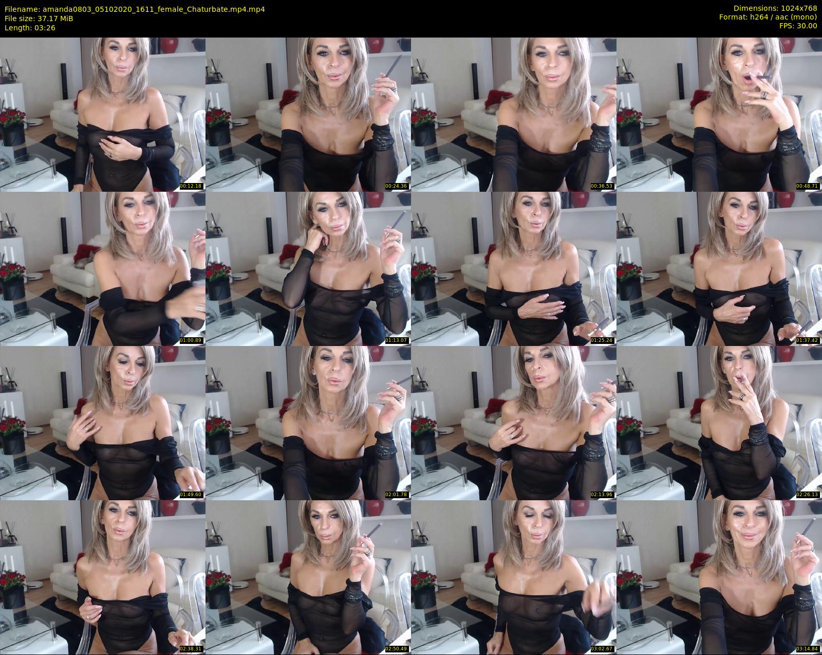 amanda0803 — 4 minute Chaturbate female cam show recording, 720p, Oct 5, 2020
