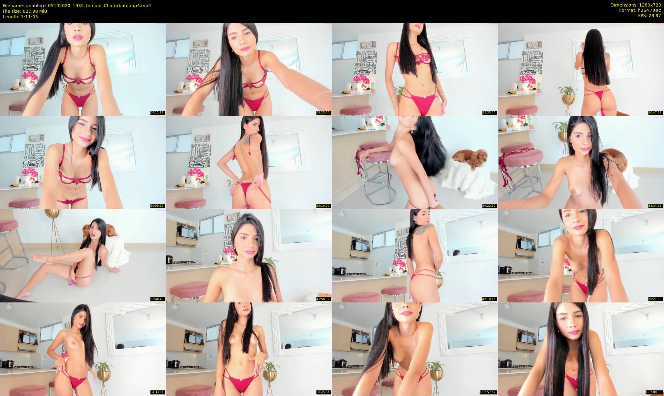 anablerd — 72 minute Chaturbate female cam show recording, 720p, Oct 5, 2020