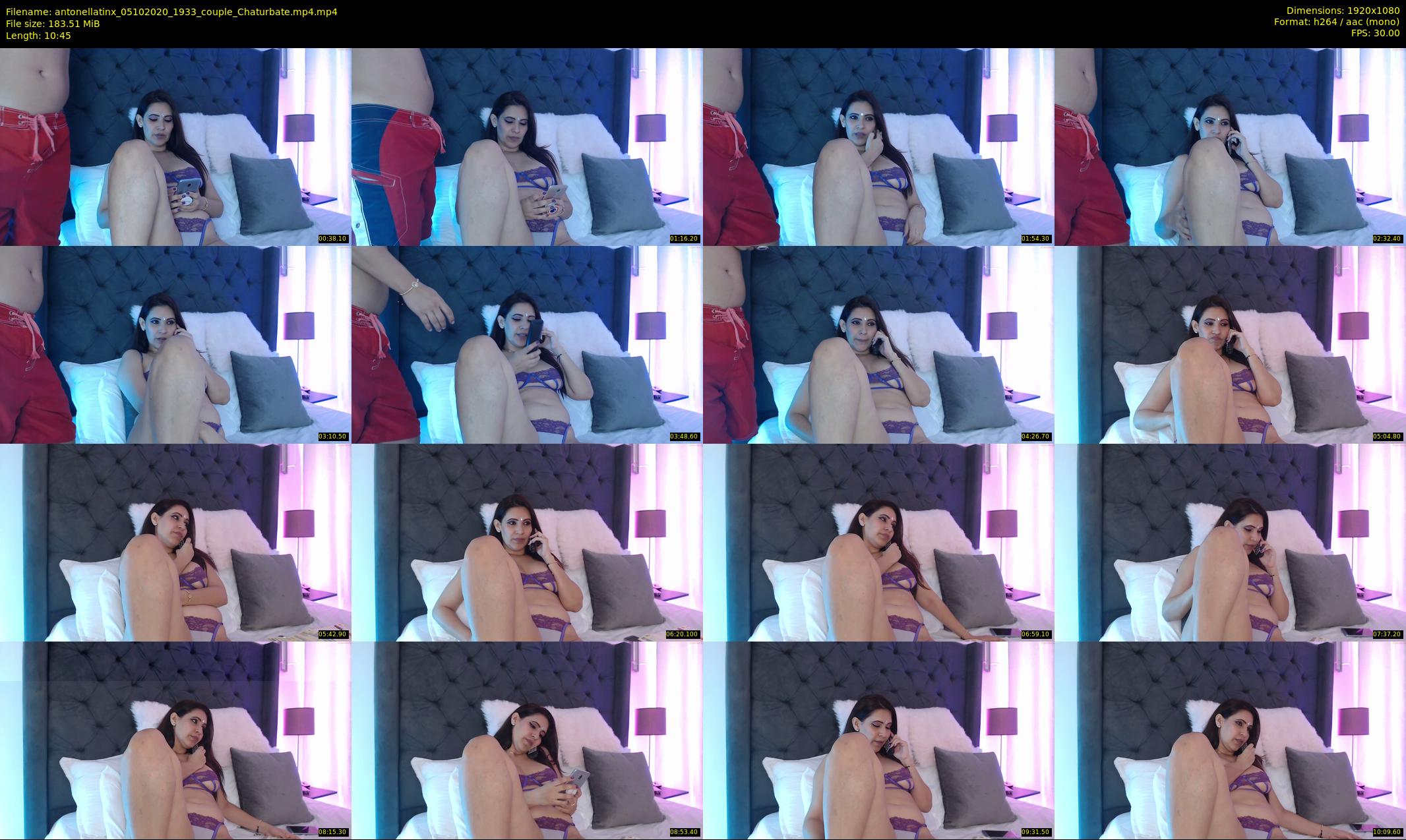 antonellatinx — 11 minute Chaturbate couple cam show recording, 1080p, Oct 5, 2020
