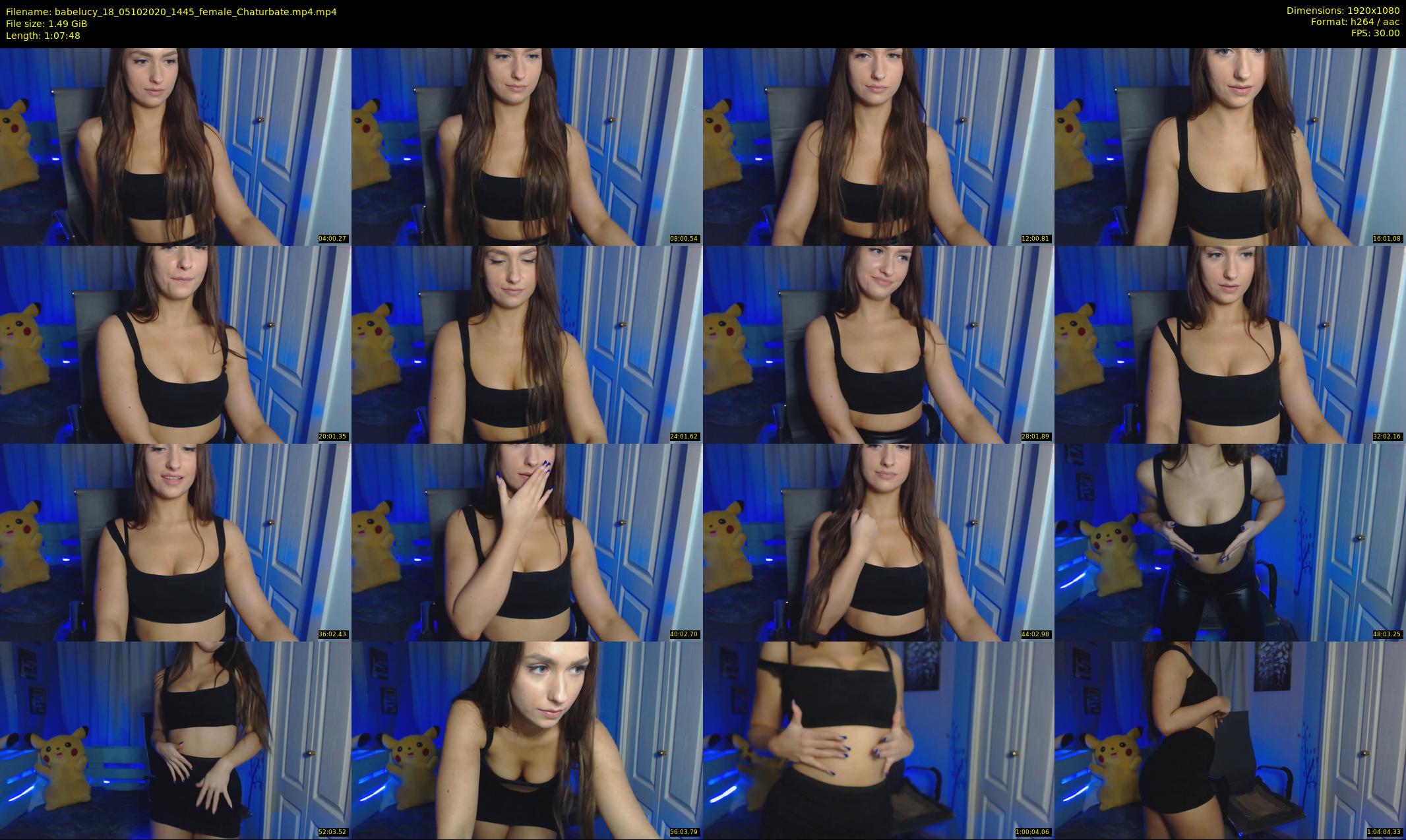 babelucy_18 — 68 minute Chaturbate female cam show recording, 1080p, Oct 5, 2020