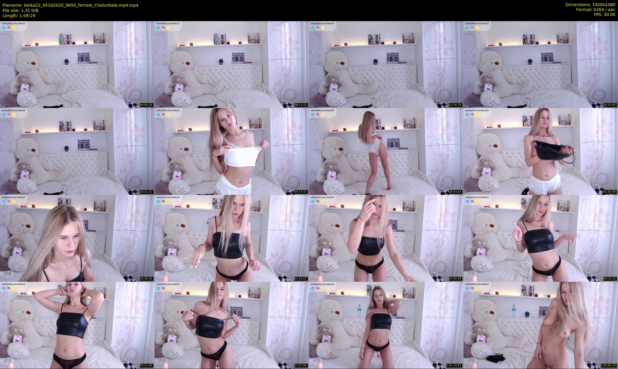 belka22 — 70 minute Chaturbate female cam show recording, 1080p, Oct 5, 2020