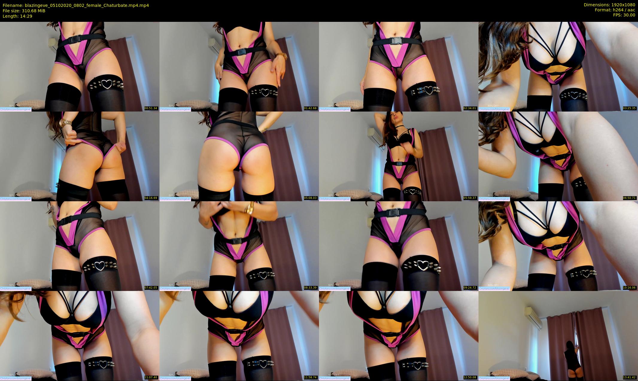 blazingeve — 15 minute Chaturbate female cam show recording, 1080p, Oct 5, 2020