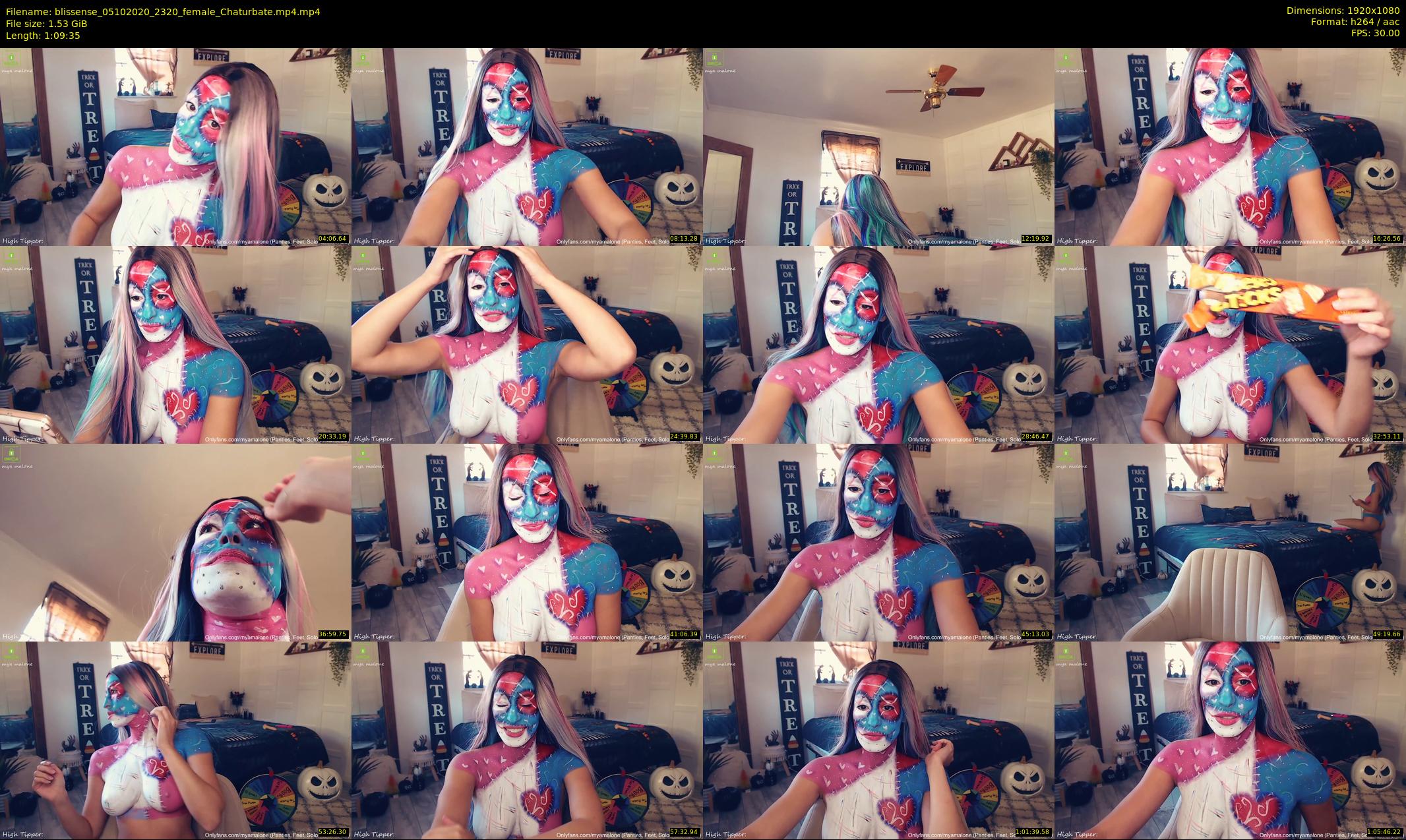 blissense — 70 minute Chaturbate female cam show recording, 1080p, Oct 5, 2020