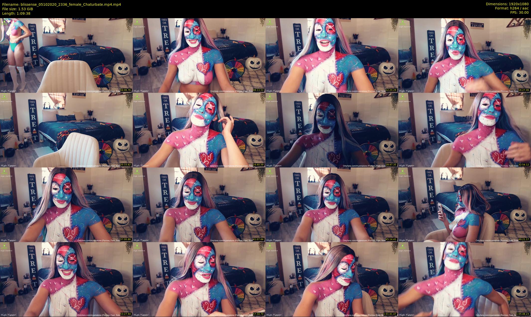 blissense — 70 minute Chaturbate female cam show recording, 1080p, Oct 5, 2020