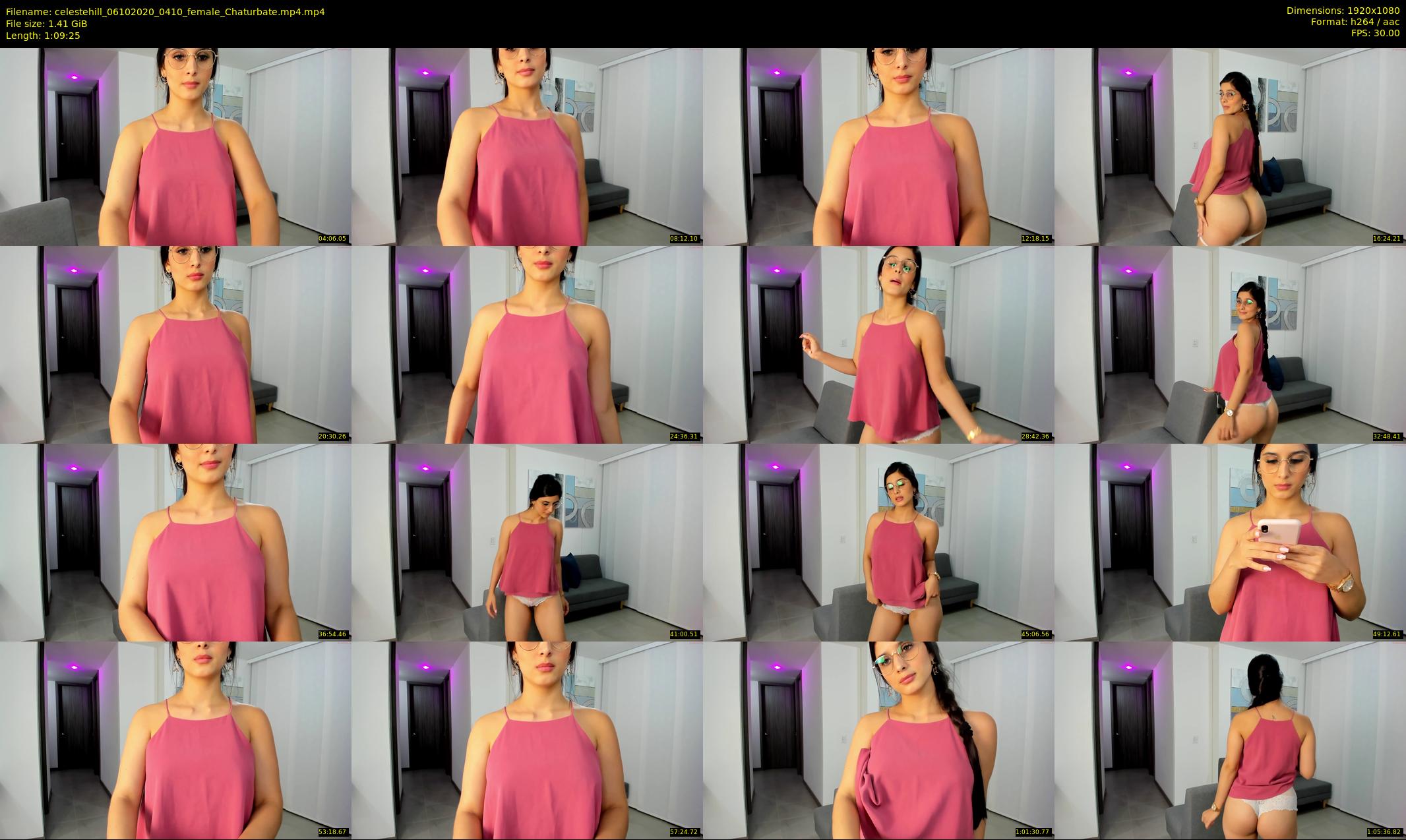 celestehill — 70 minute Chaturbate female cam show recording, 1080p, Oct 6, 2020