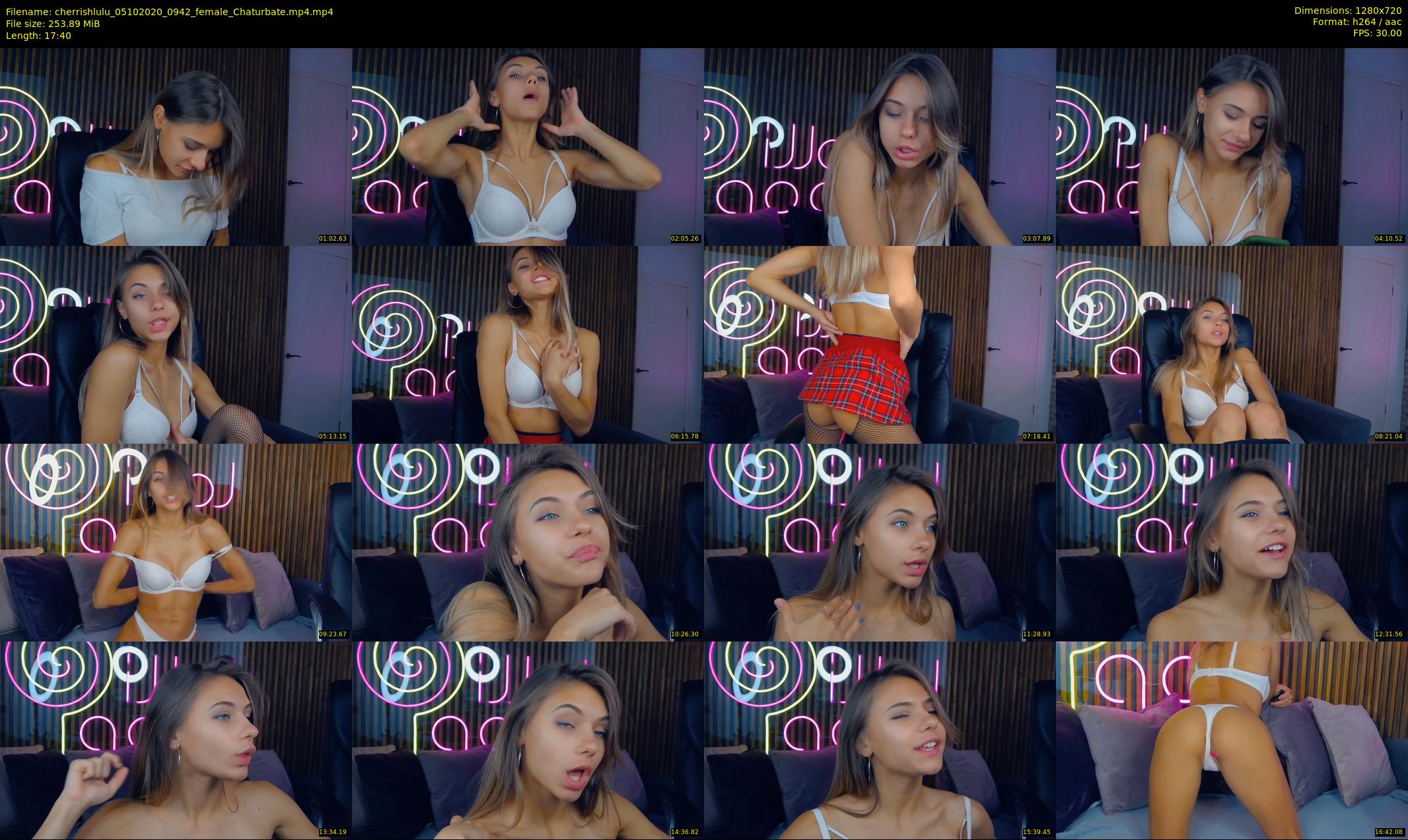 cherrishlulu — 18 minute Chaturbate female cam show recording, 720p, Oct 5, 2020