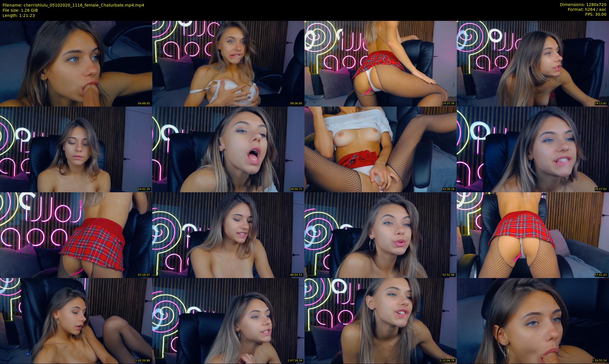 cherrishlulu — 82 minute Chaturbate female cam show recording, 720p, Oct 5, 2020