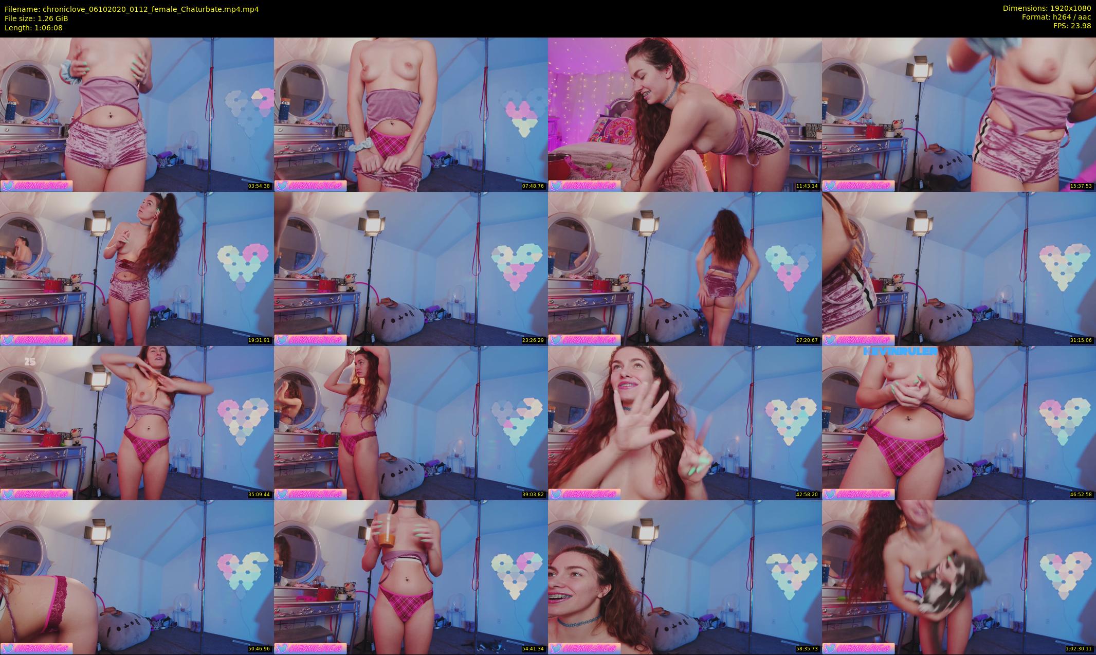 chroniclove — 67 minute Chaturbate female cam show recording, 1080p, Oct 6, 2020