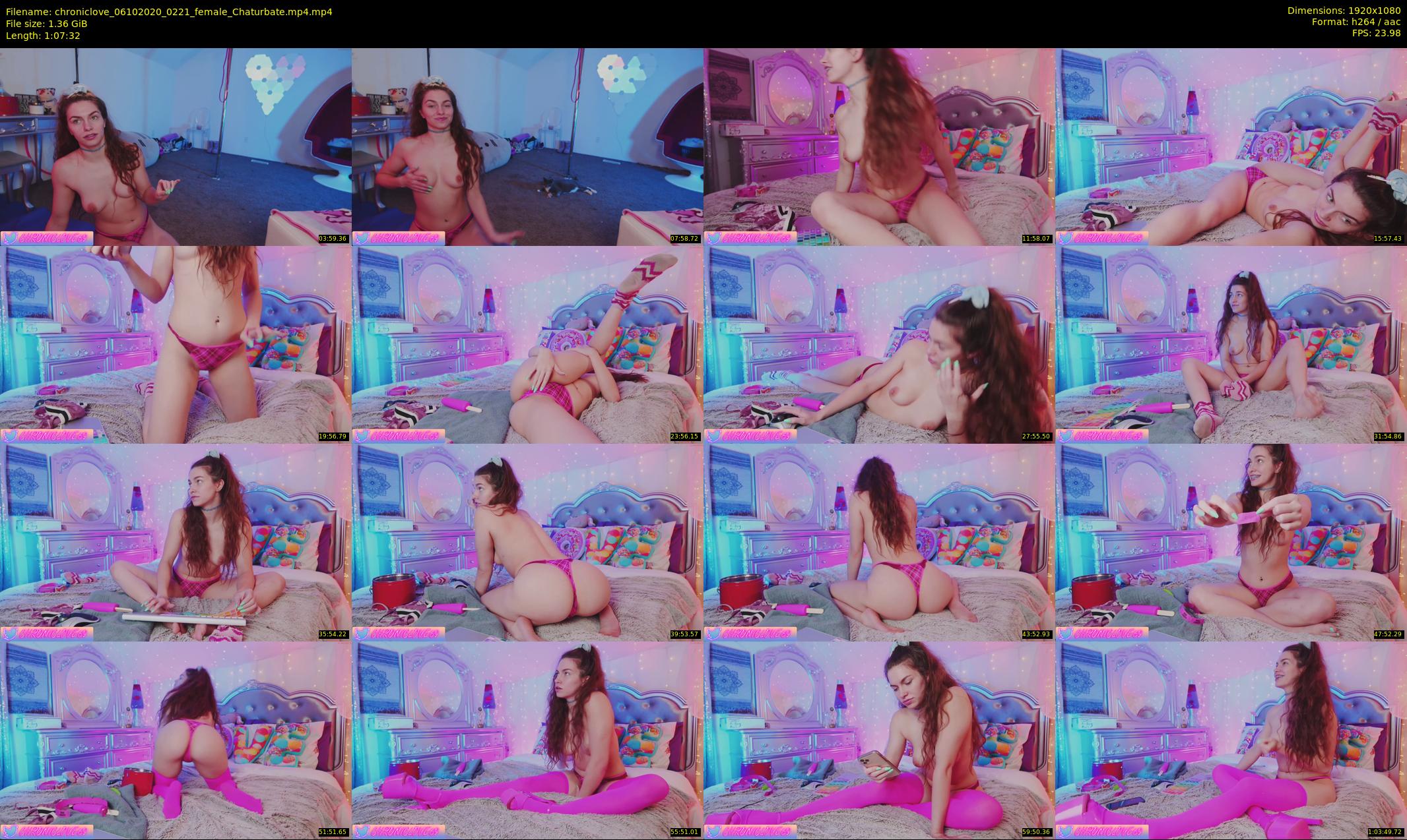 chroniclove — 68 minute Chaturbate female cam show recording, 1080p, Oct 6, 2020