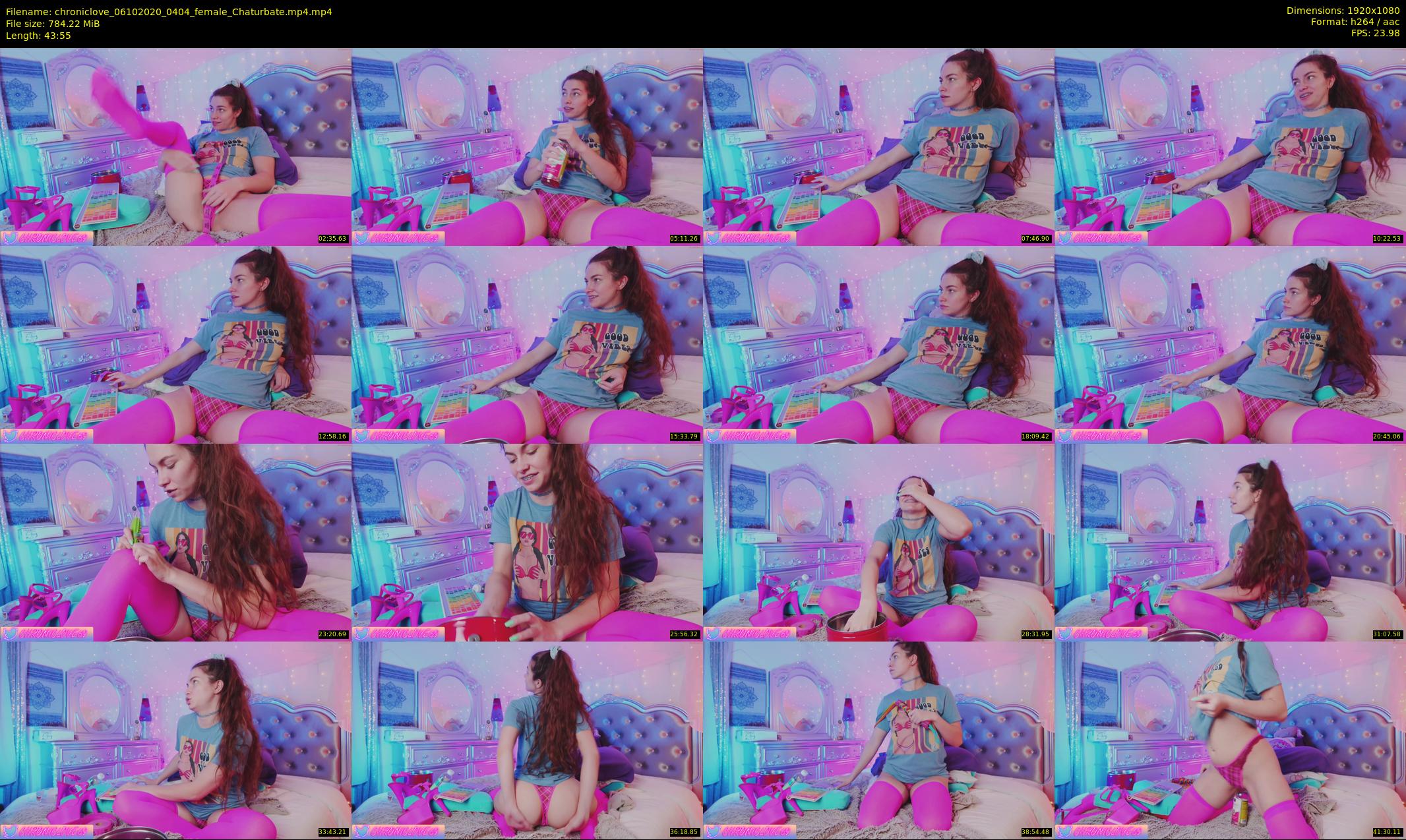 chroniclove — 44 minute Chaturbate female cam show recording, 1080p, Oct 6, 2020