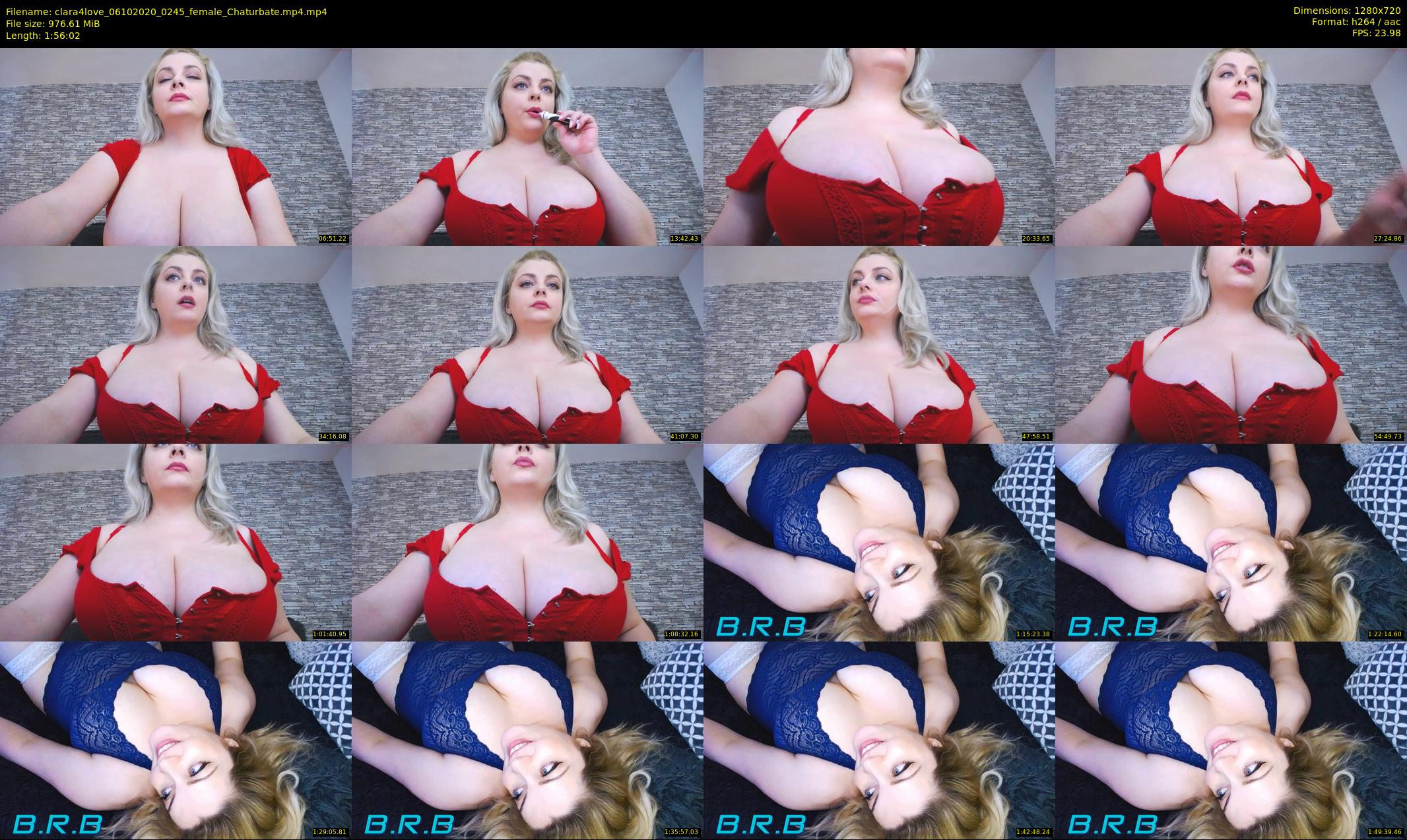 clara4love — 117 minute Chaturbate female cam show recording, 720p, Oct 6, 2020