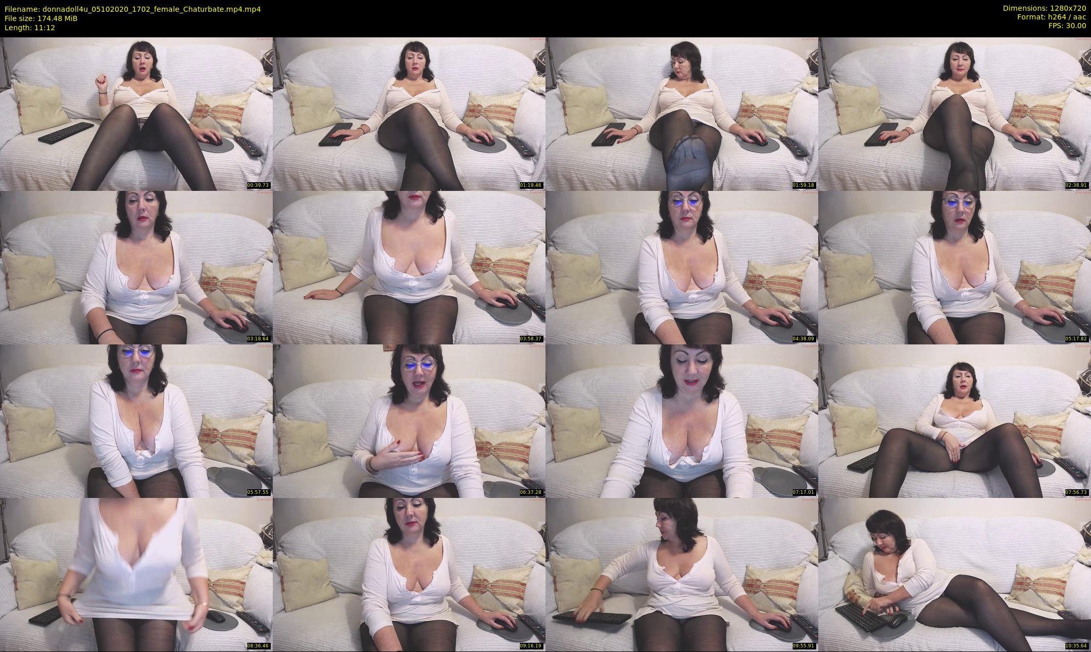 donnadoll4u — 12 minute Chaturbate female cam show recording, 720p, Oct 5, 2020